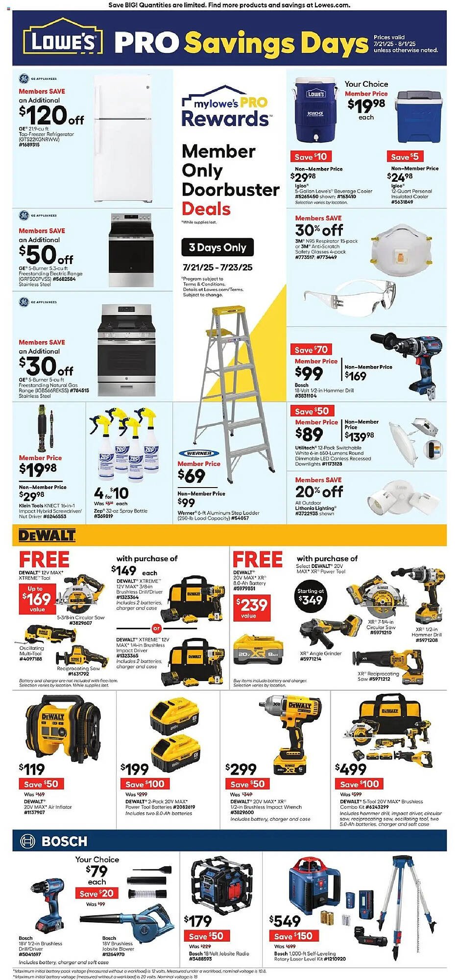 Lowe&#039;s Weekly Ad (2025-07-21 - 2025-08-02) | 1