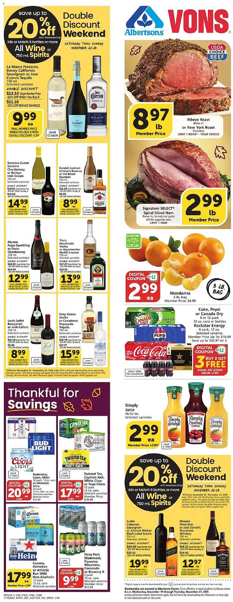 Vons weekly ad