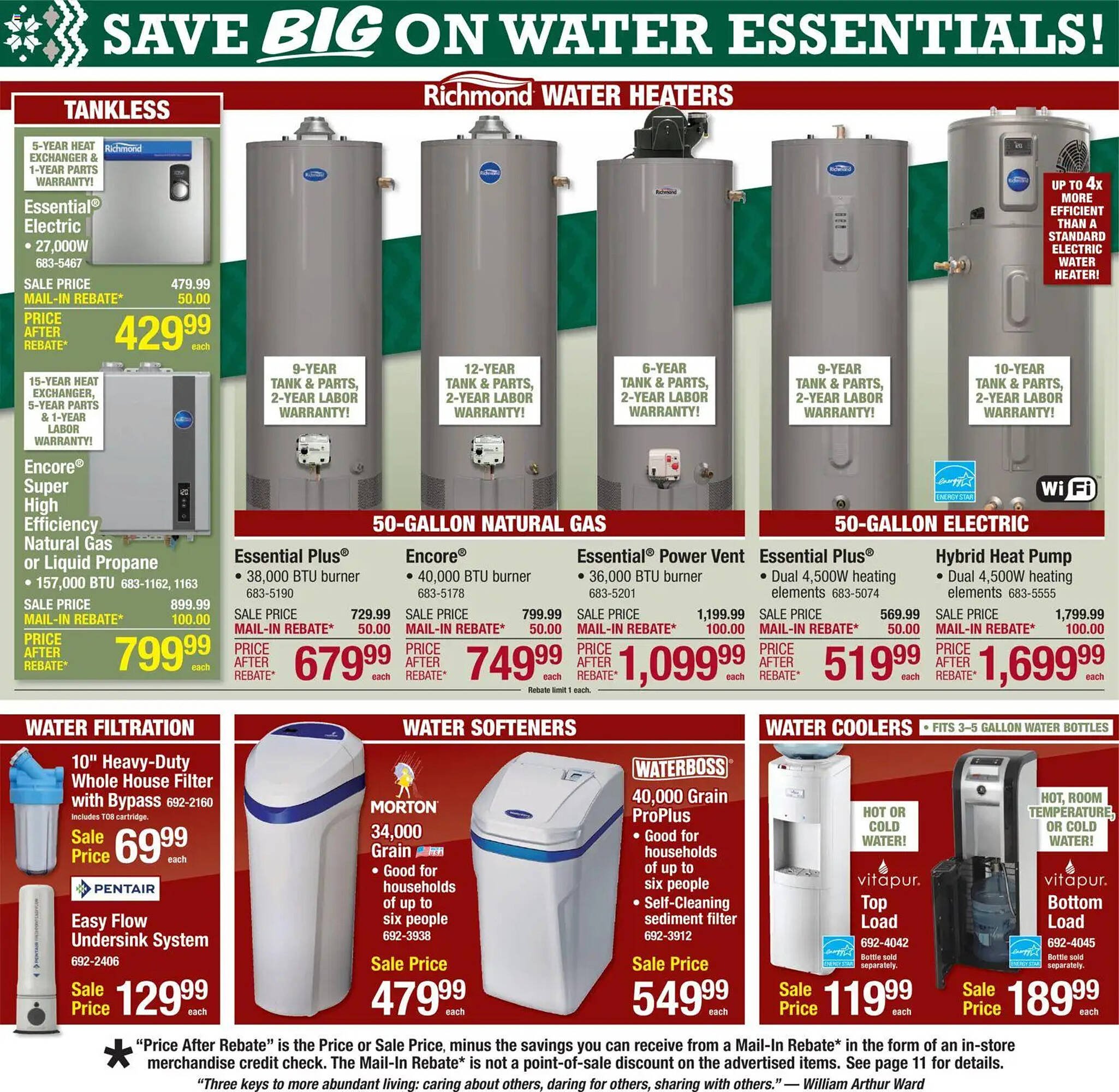 Menards weekly ad