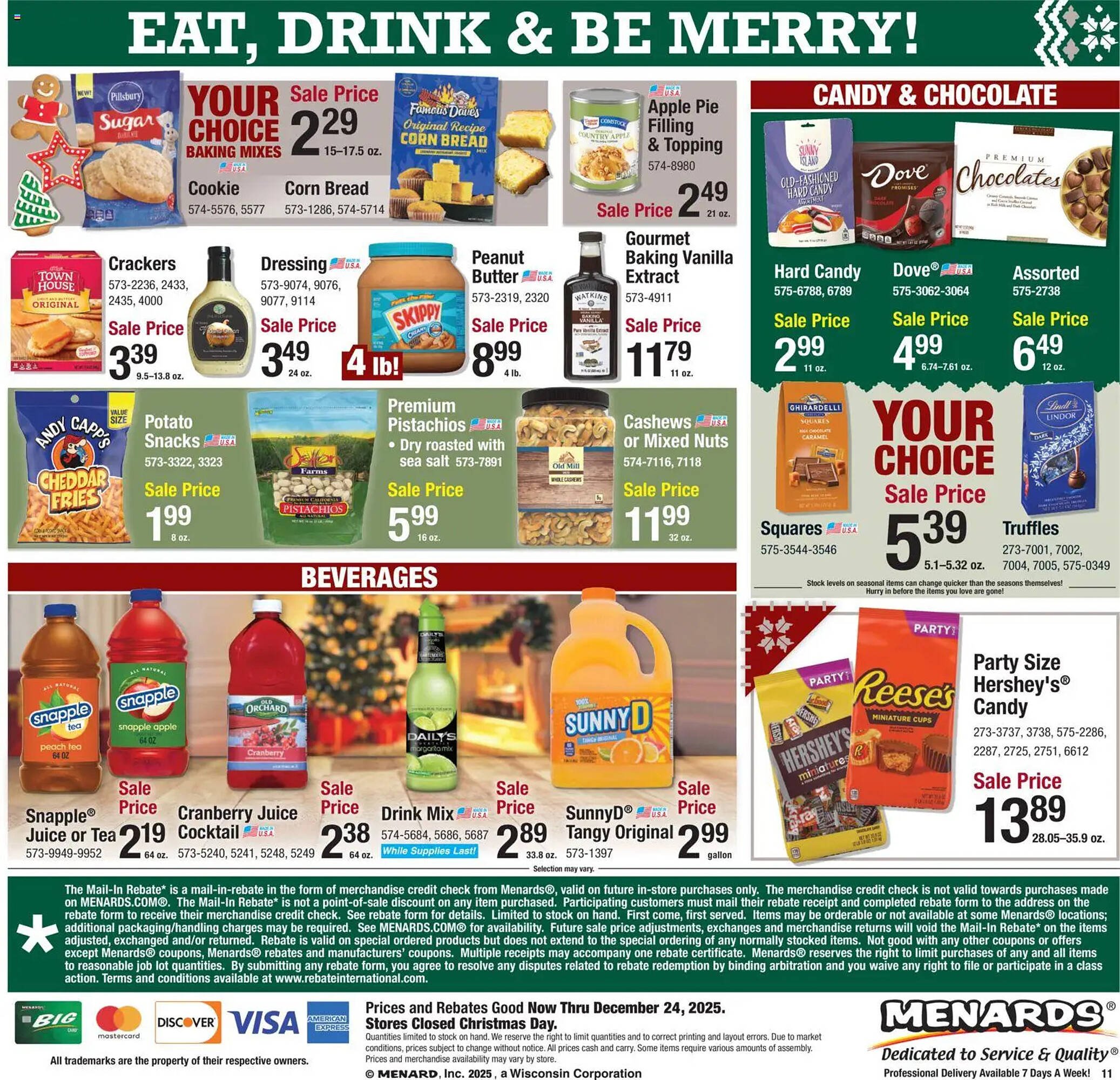 Menards weekly ad