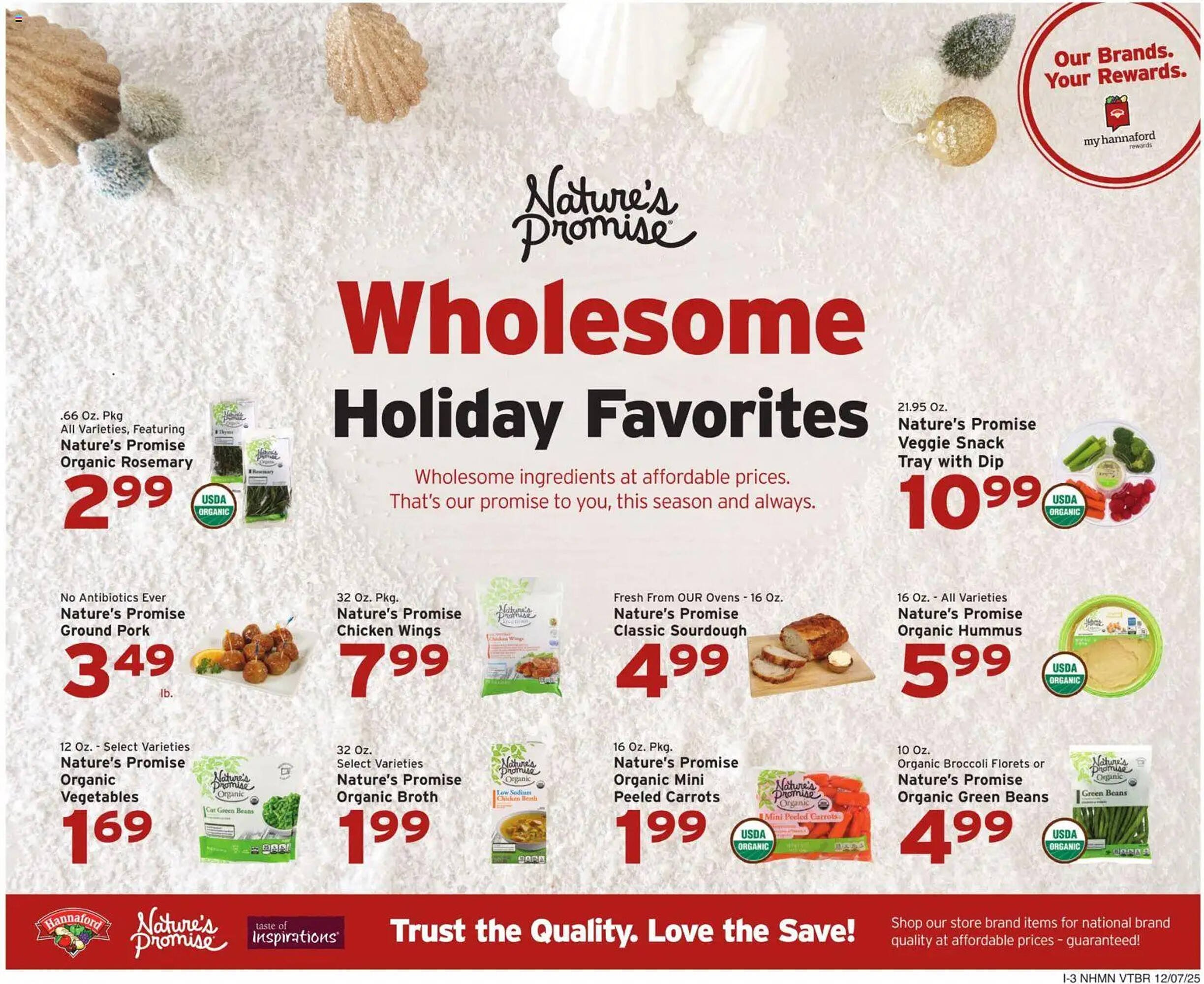 Hannaford flyer