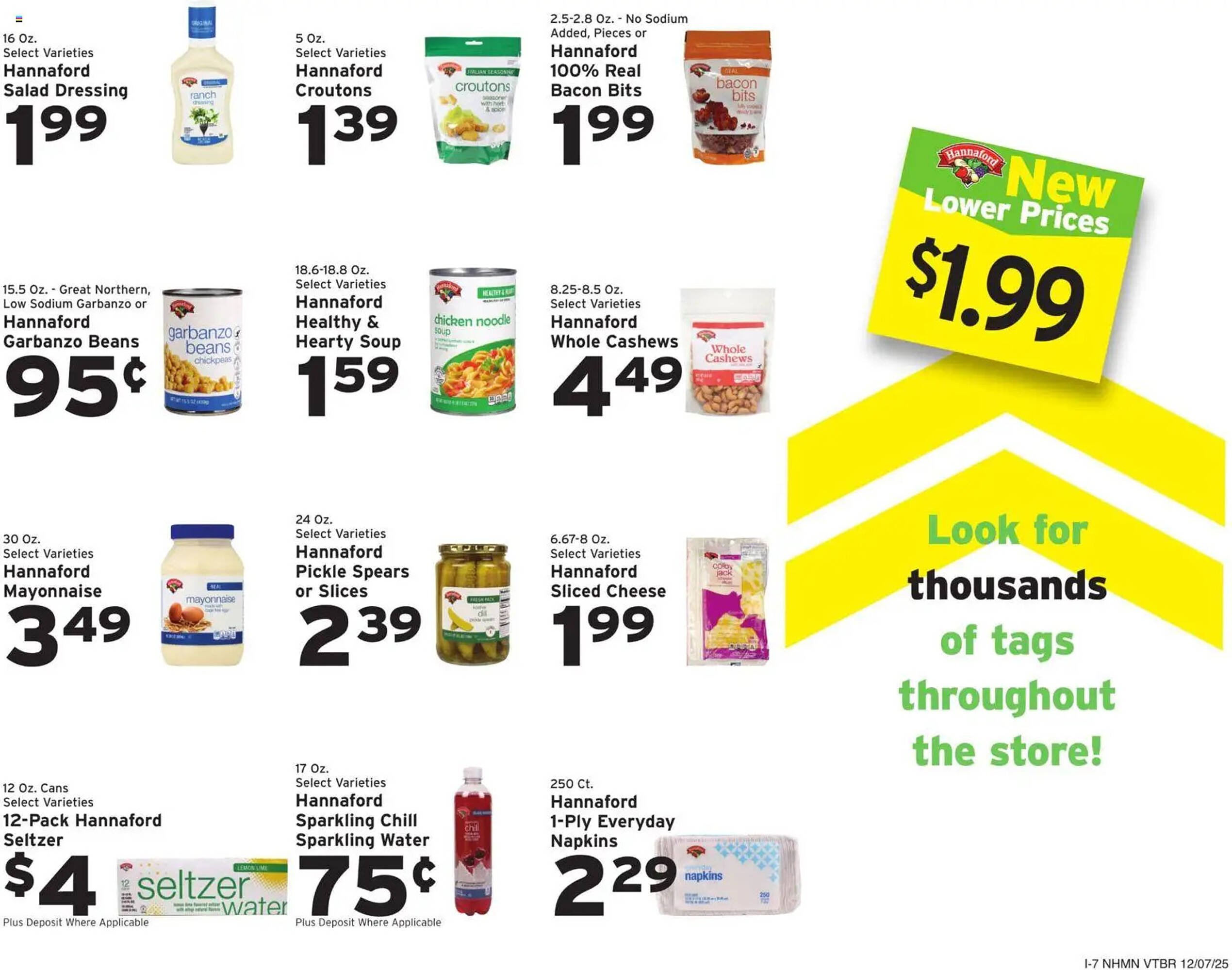 Hannaford flyer