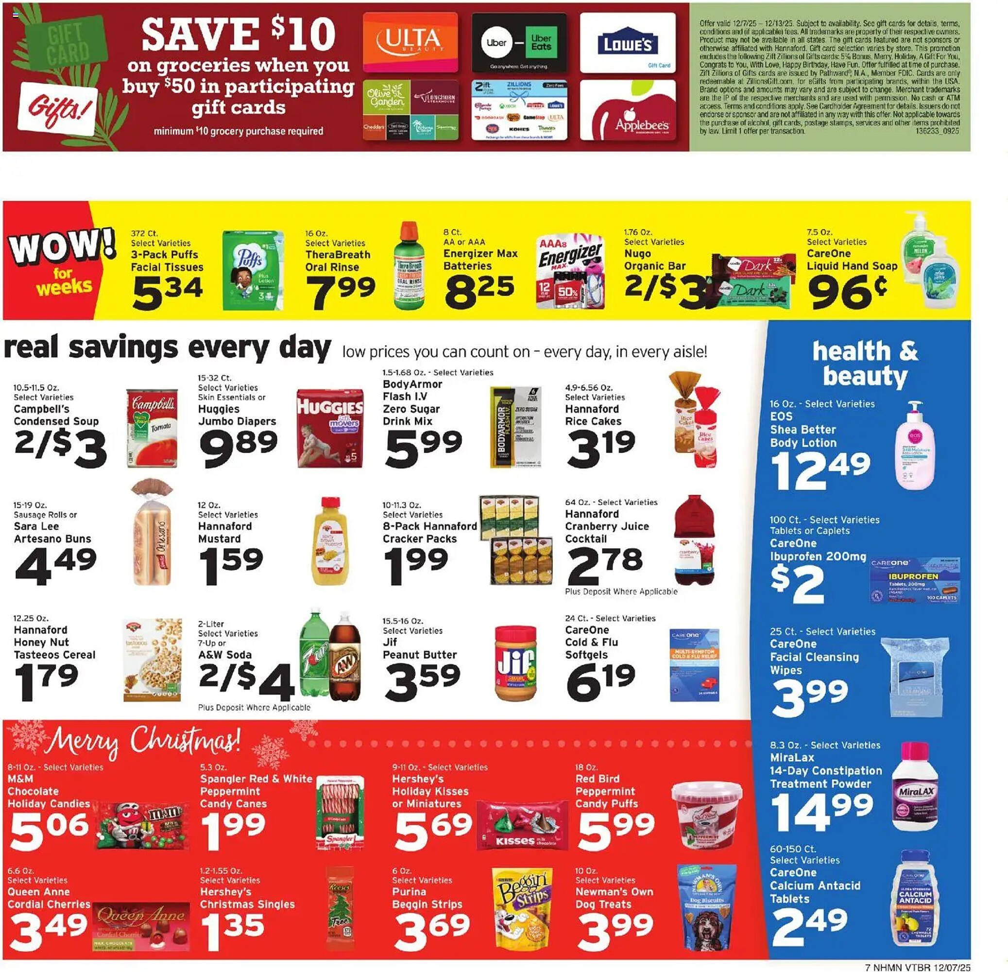 Hannaford flyer