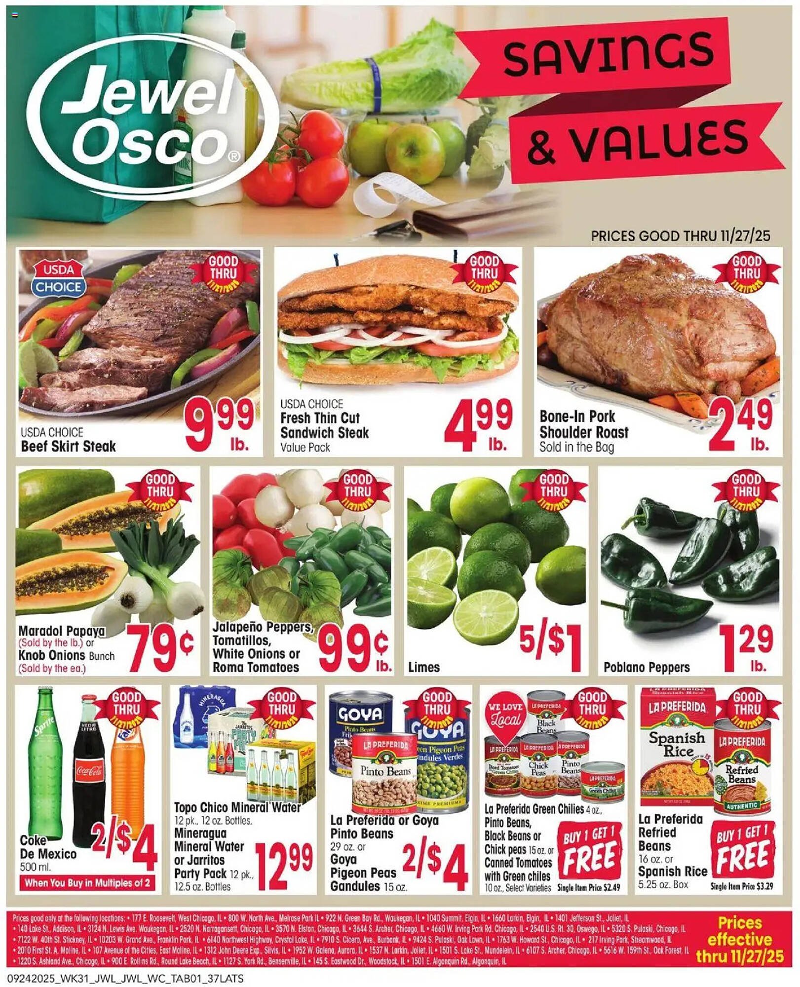 Jewel-Osco weekly ad (2025-09-24 - 2025-11-28) | 1