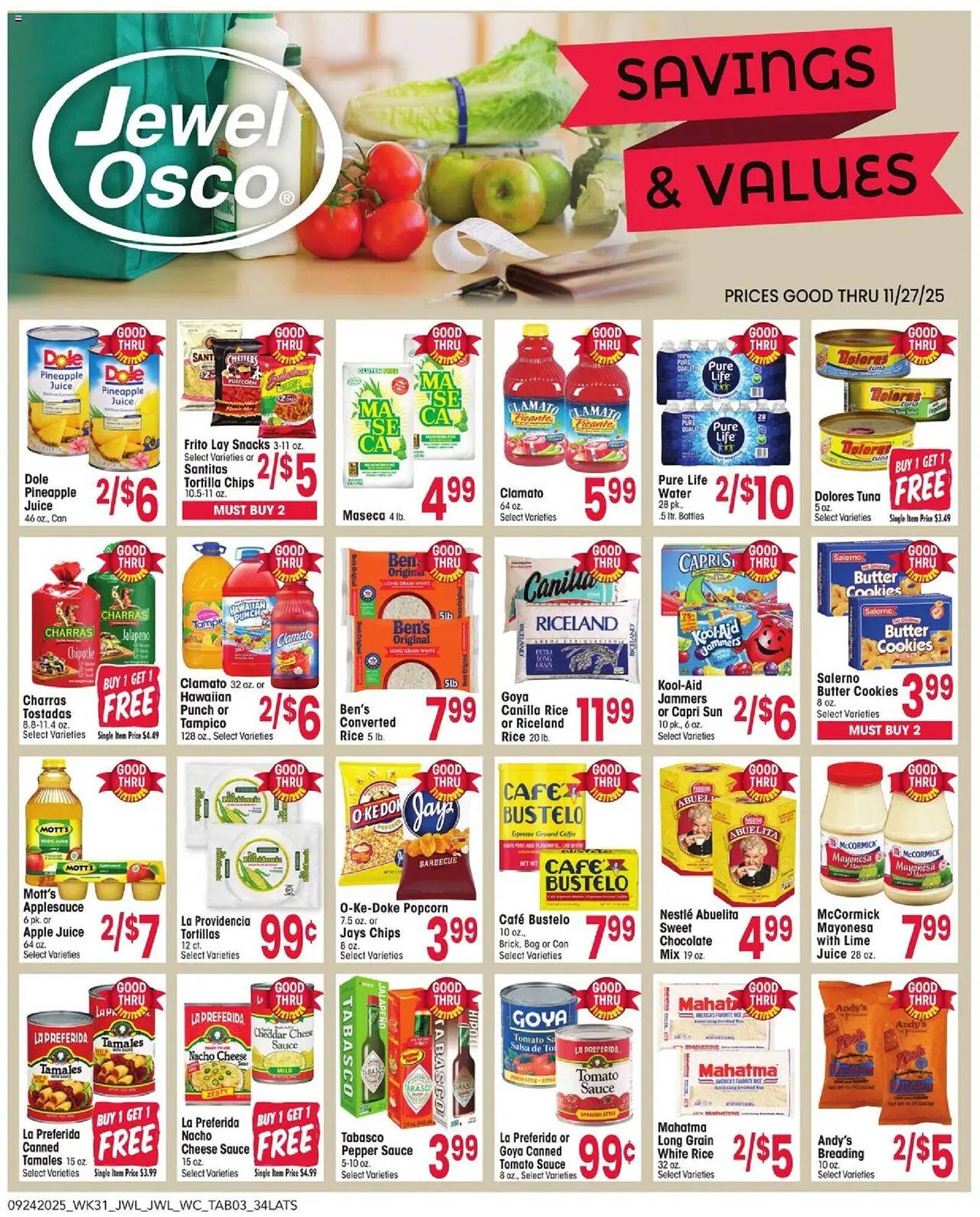 Jewel-Osco weekly ad (2025-09-24 - 2025-11-28) | 3