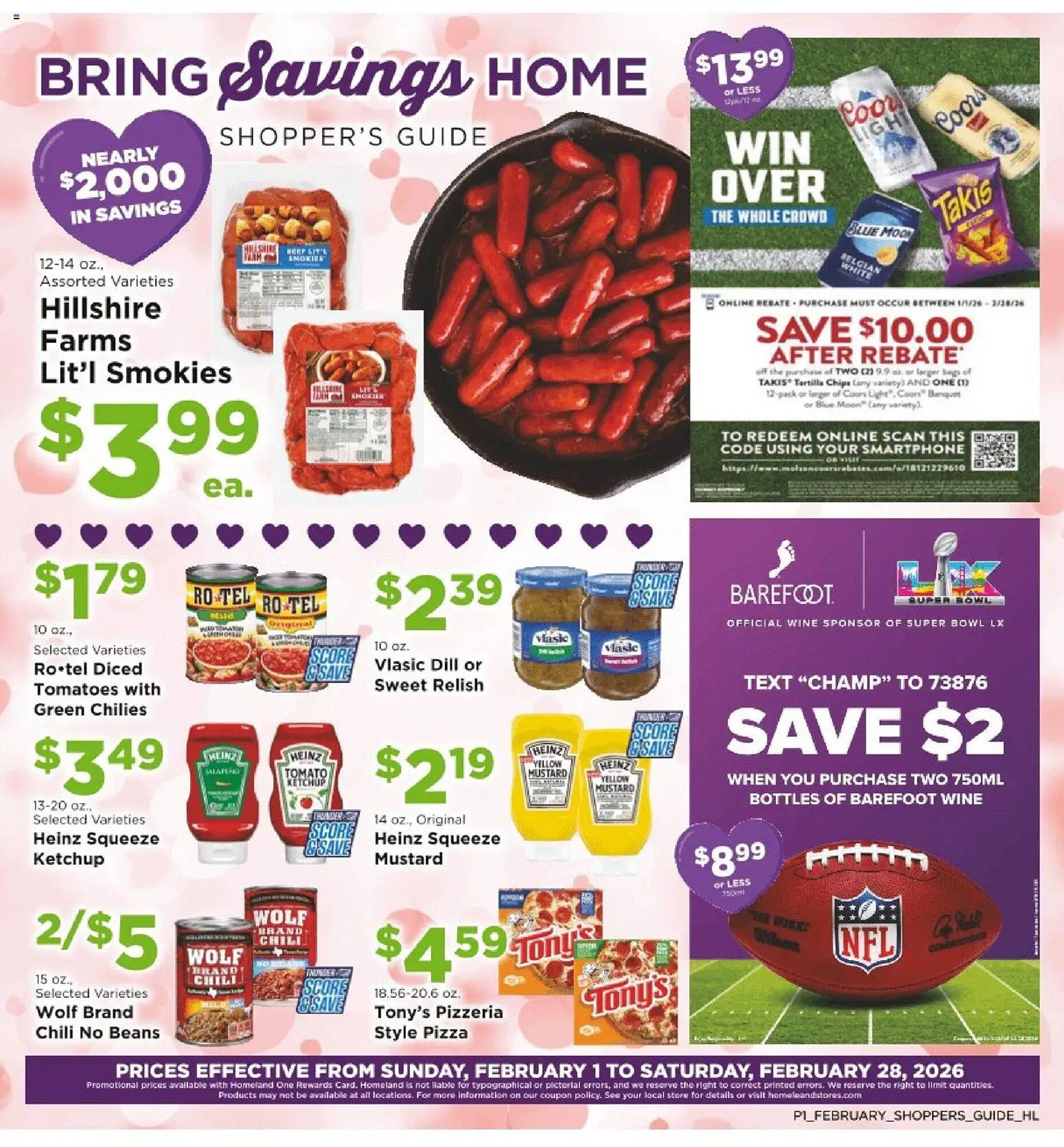 Homeland Market weekly ad