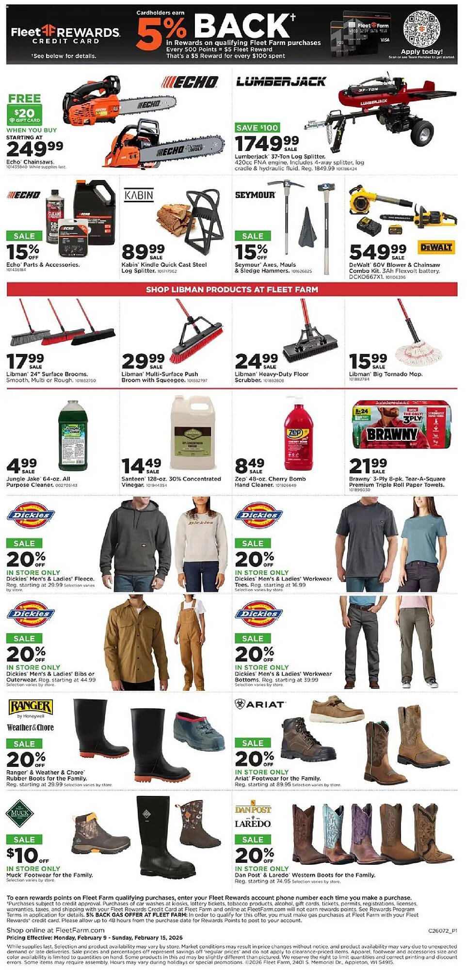 Mills Fleet Farm weekly ad