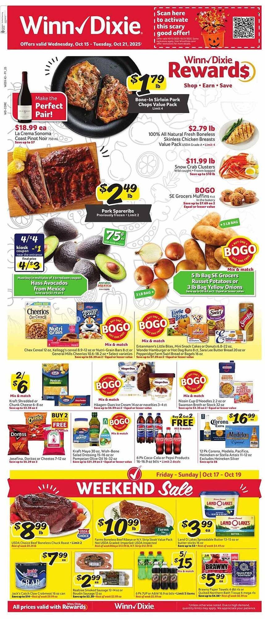 Winn Dixie weekly ad (2025-10-15 - 2025-10-21) | 1