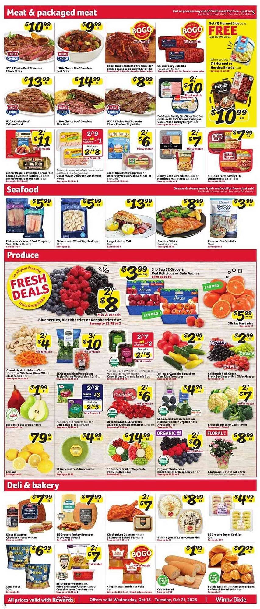 Winn Dixie weekly ad (2025-10-15 - 2025-10-21) | 2