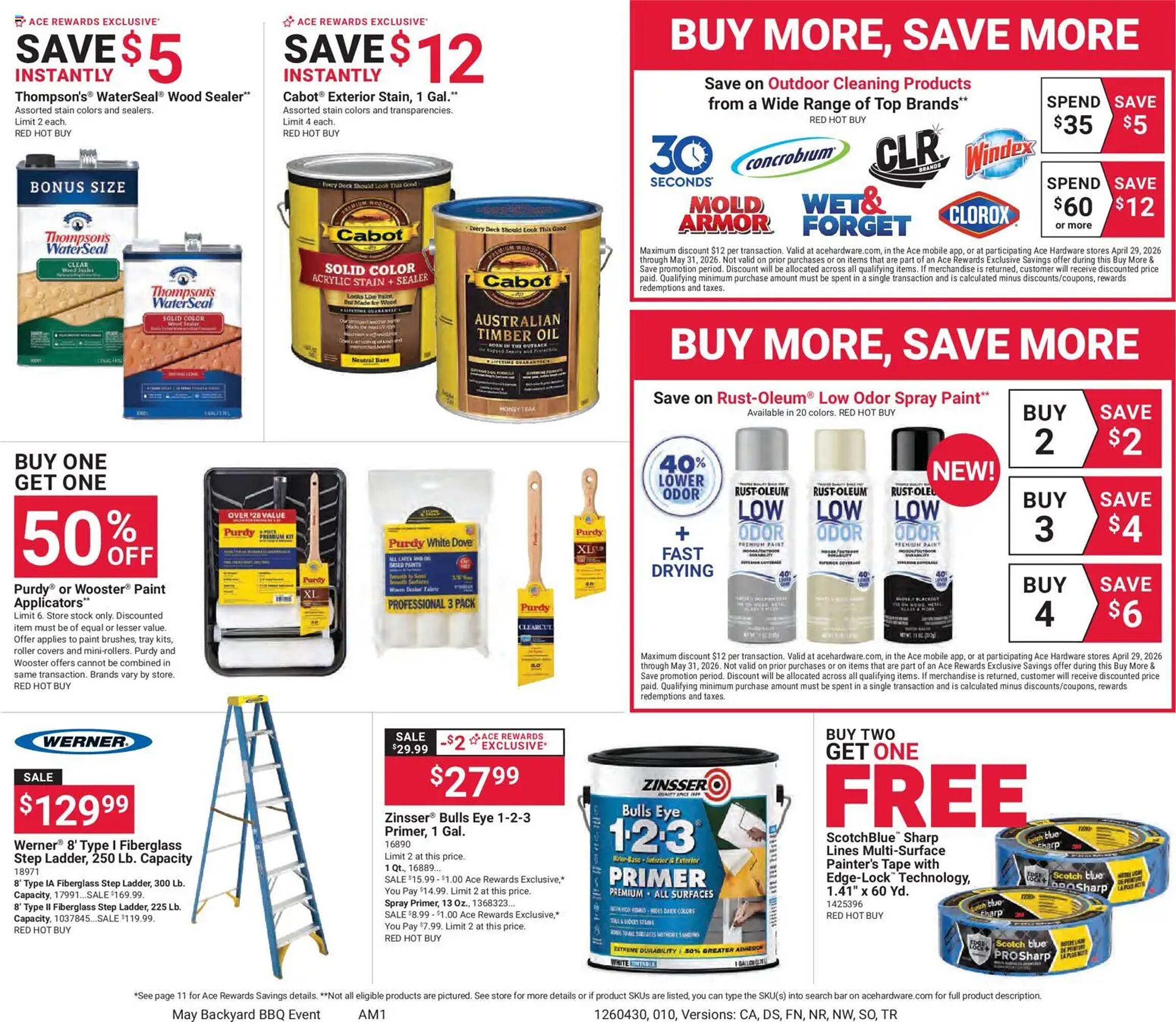 Ace Hardware flyer