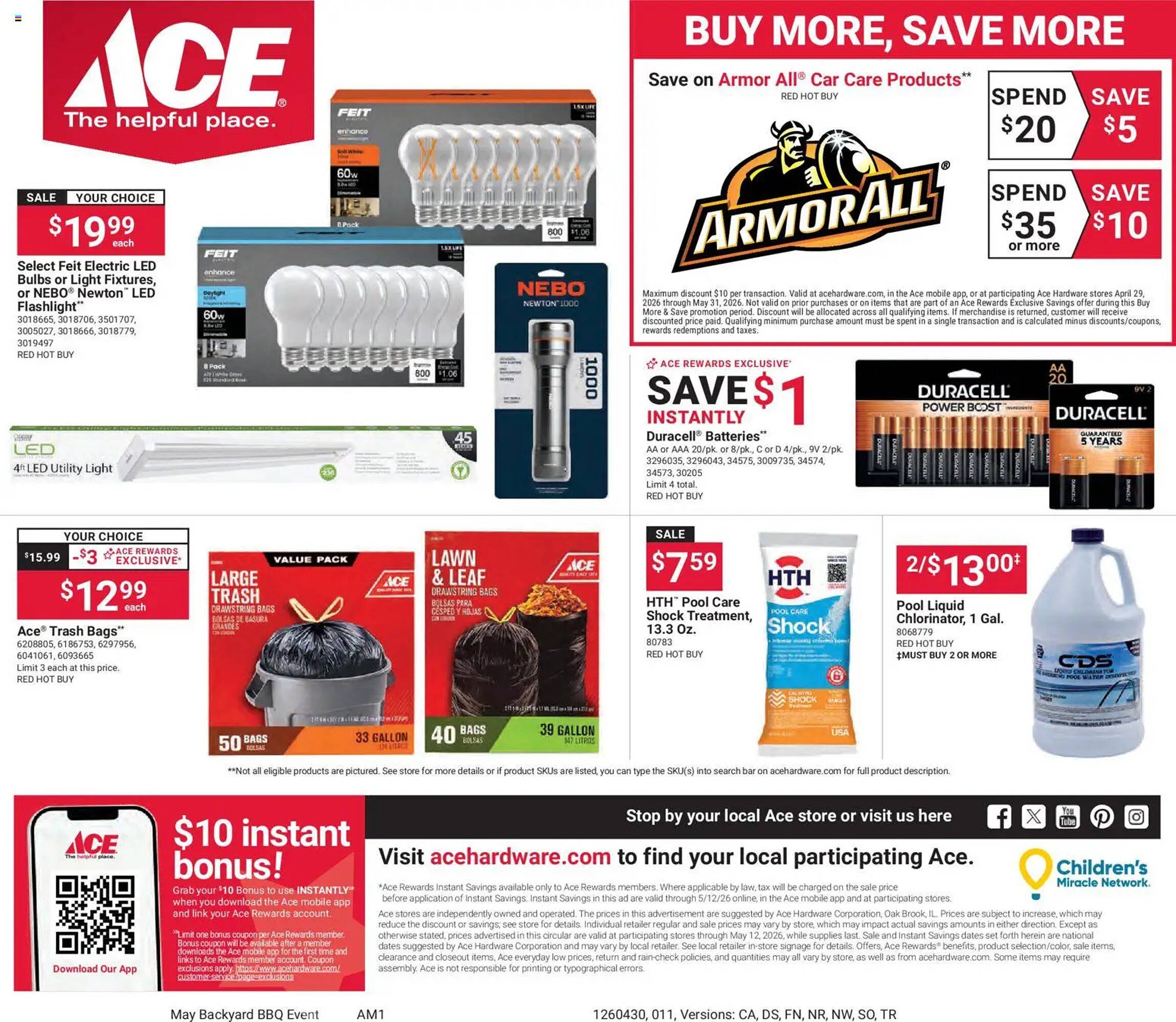 Ace Hardware flyer