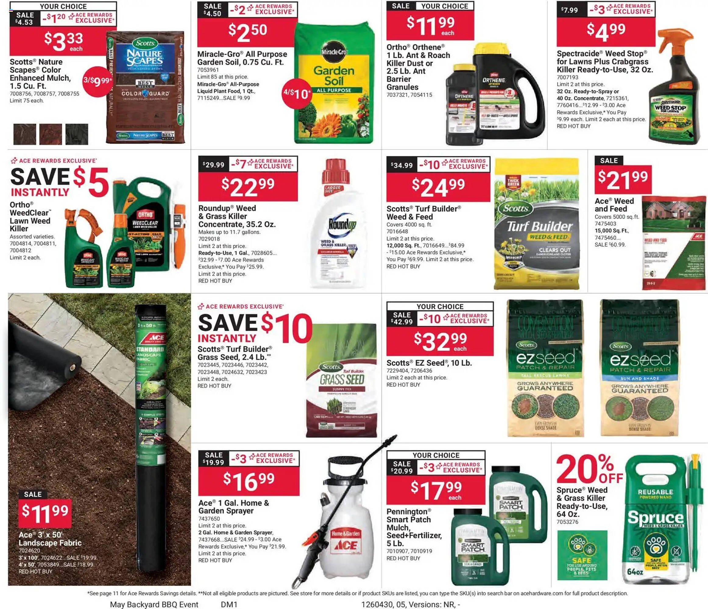 Ace Hardware flyer