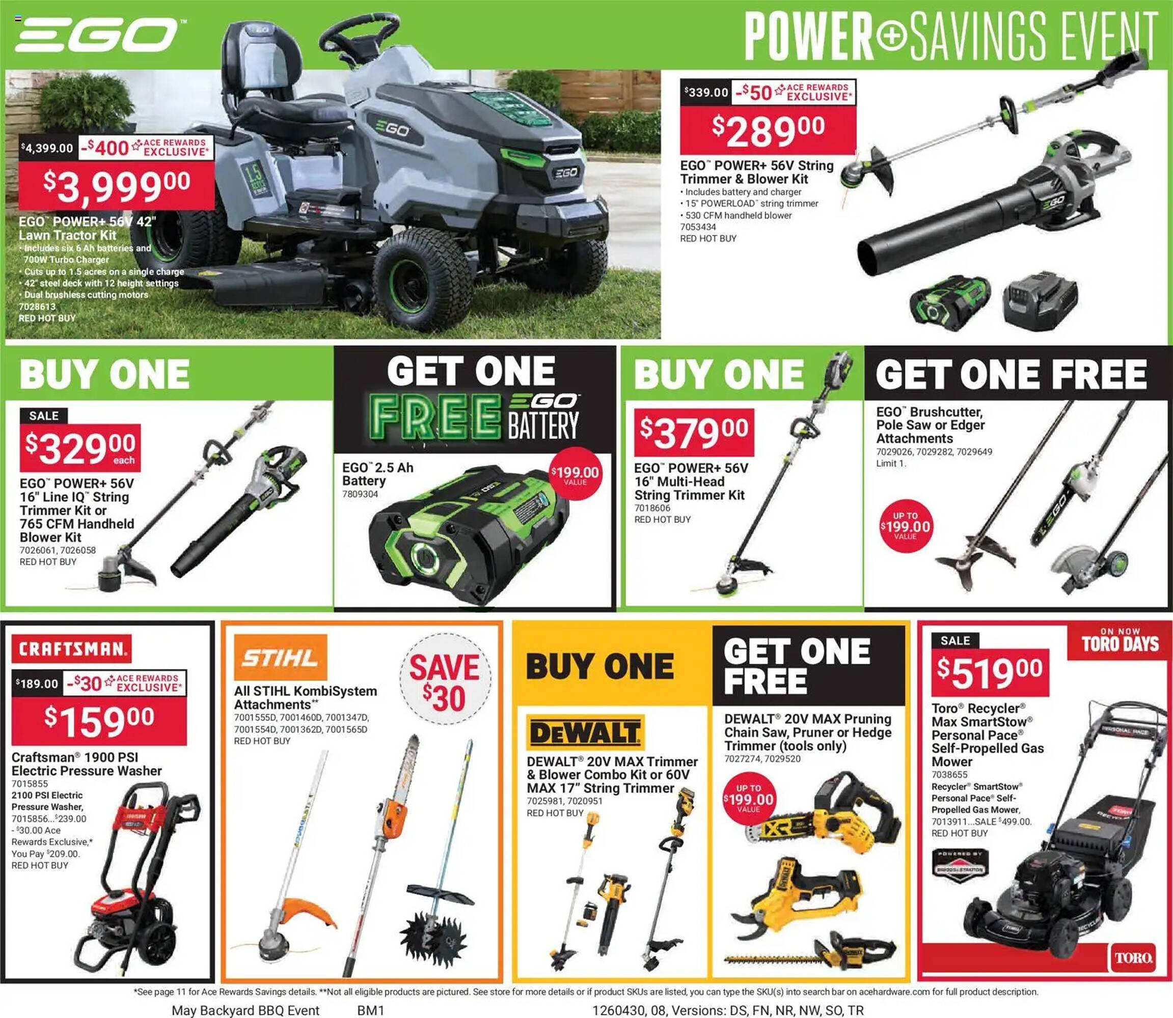 Ace Hardware flyer