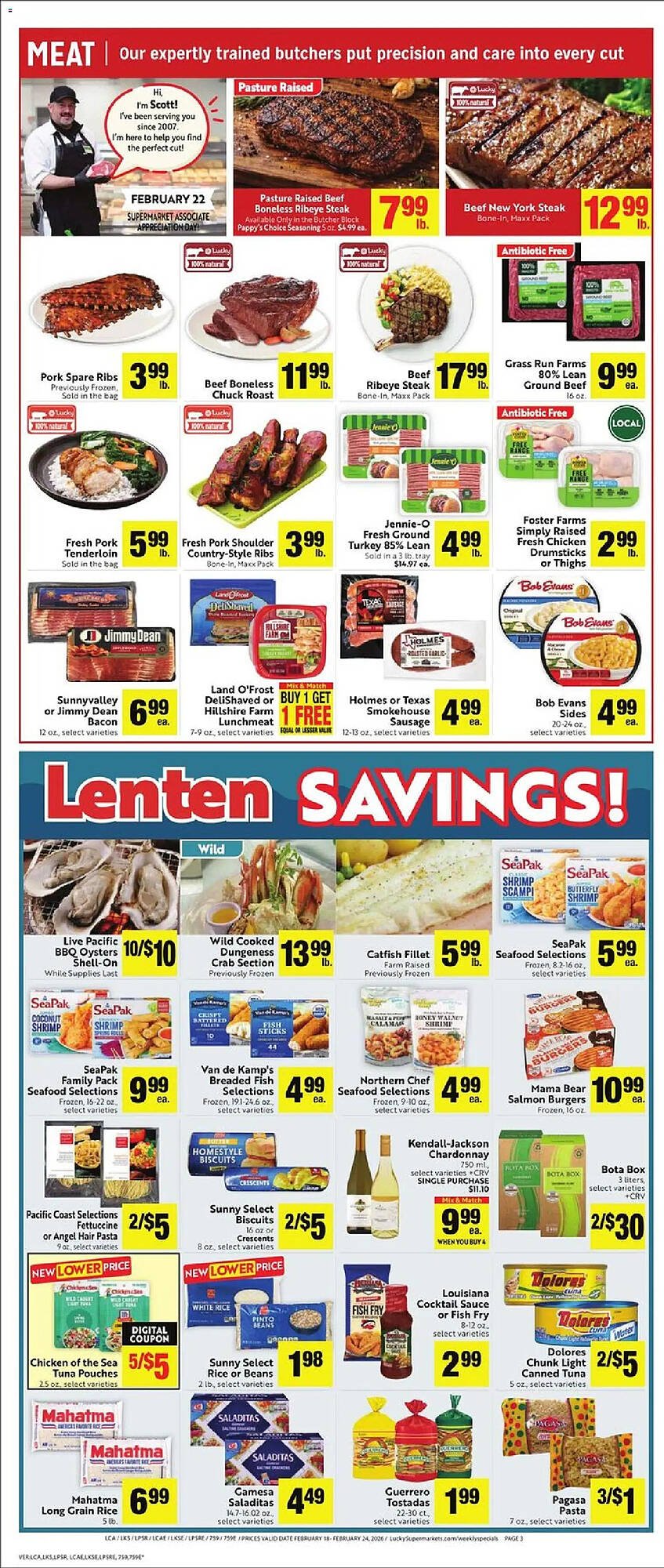 Lucky Supermarkets weekly ad