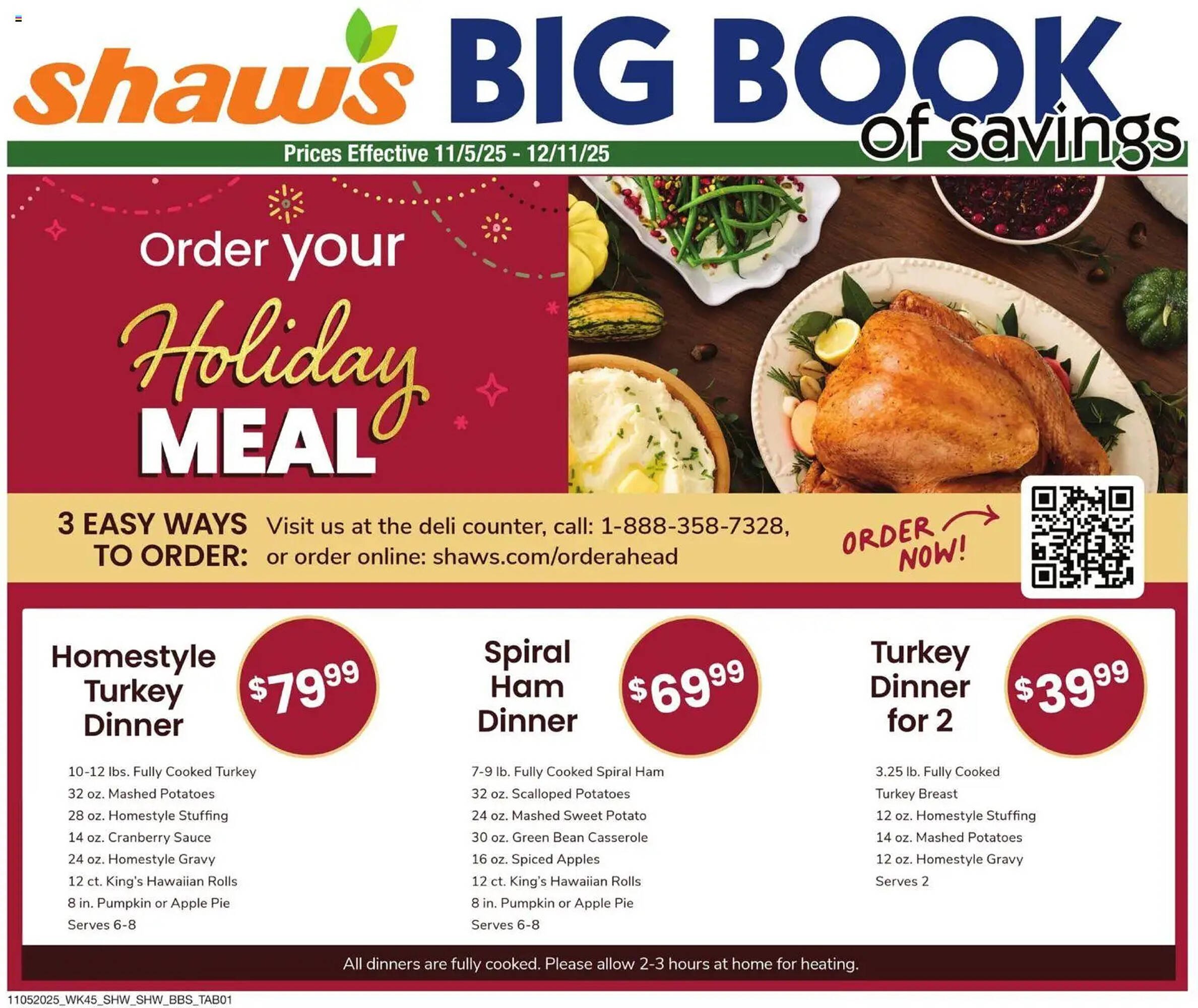 Shaw&#039;s flyer (2025-11-05 - 2025-12-12) | 1