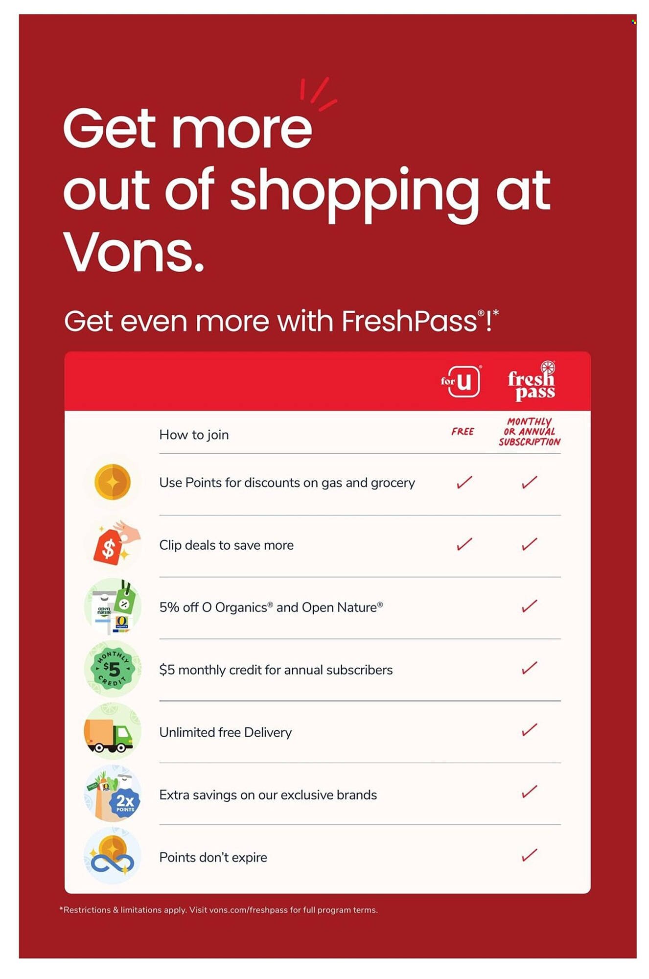 Vons weekly ad