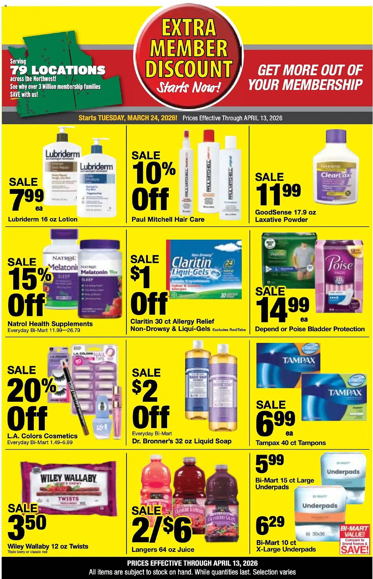 Bi-Mart weekly ad
