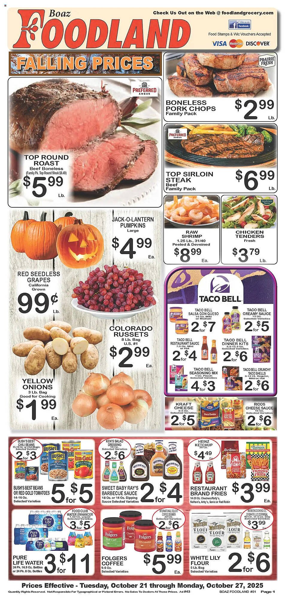 Foodland weekly ad (2025-10-21 - 2025-10-27) | 1