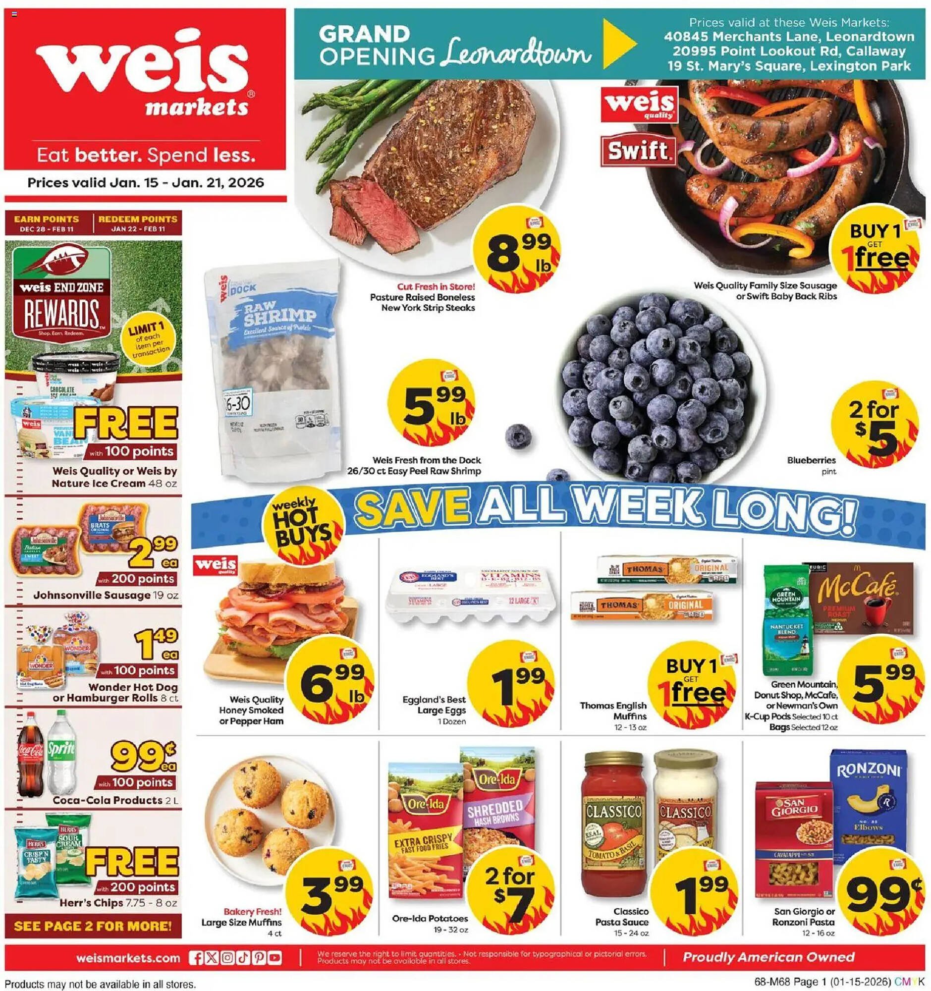 Weis Markets weekly ad