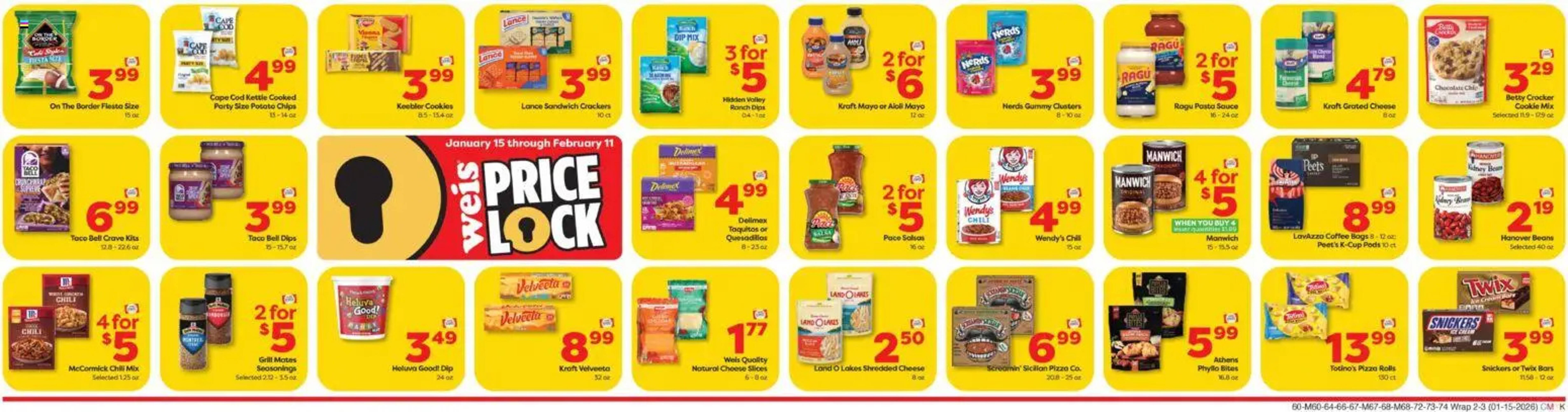 Weis Markets weekly ad