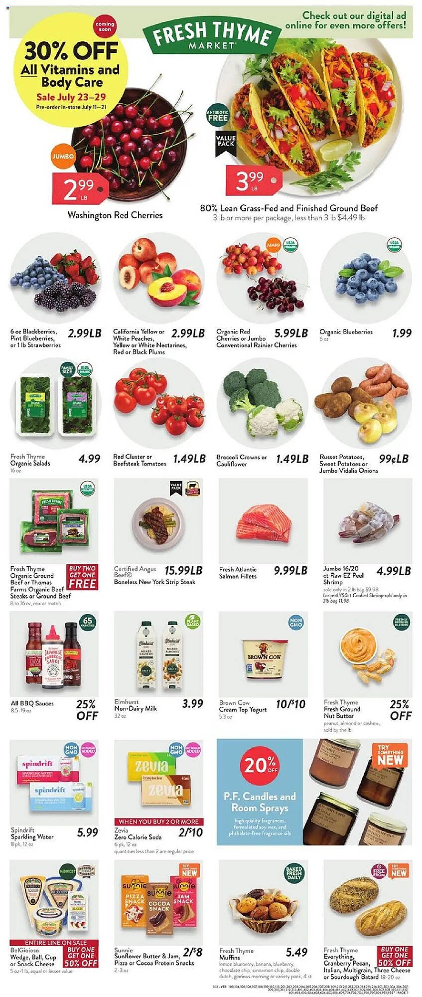 Fresh Thyme Weekly Ad (2025-07-16 - 2025-07-23) | 1