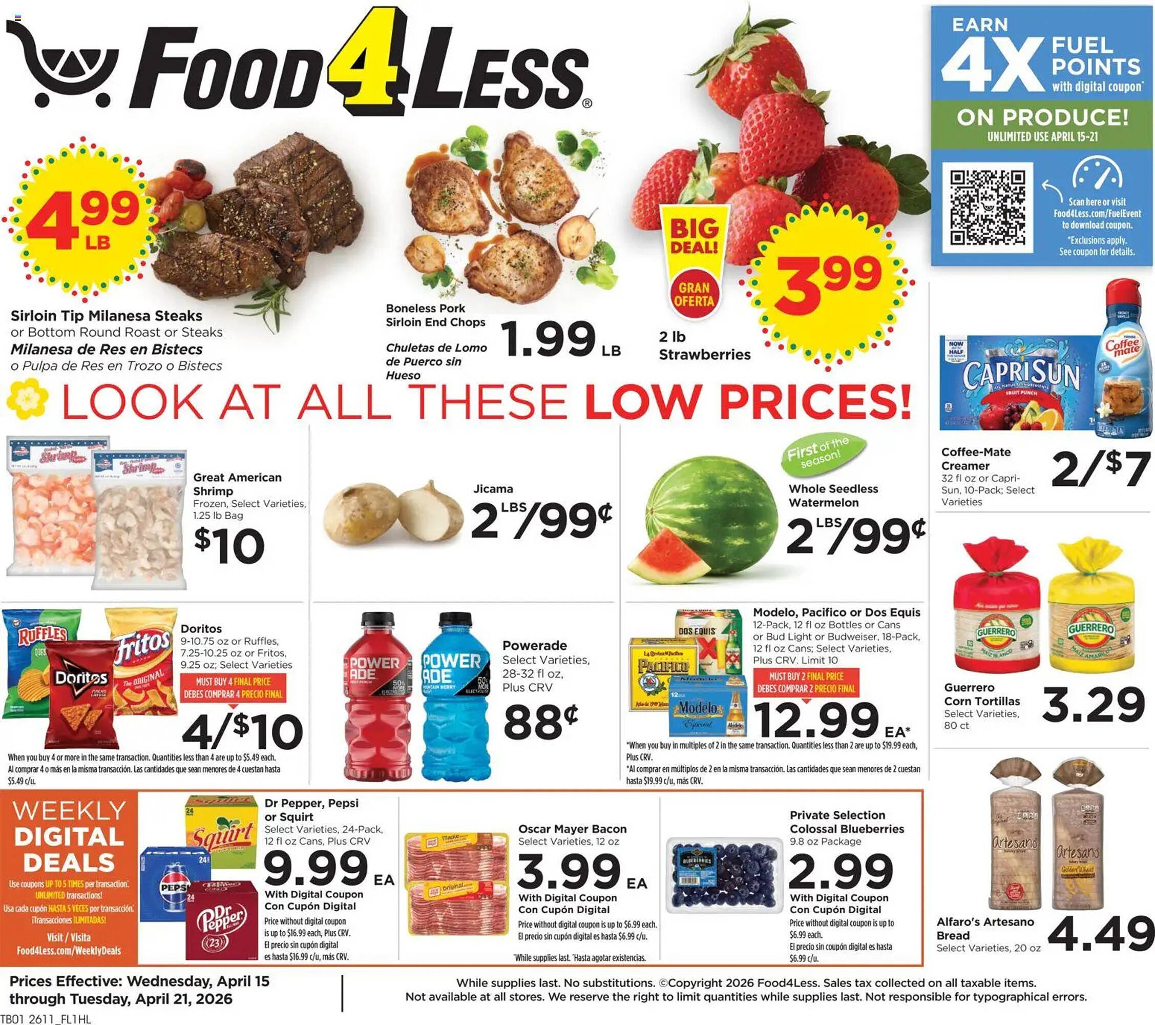 Food 4 Less weekly ad