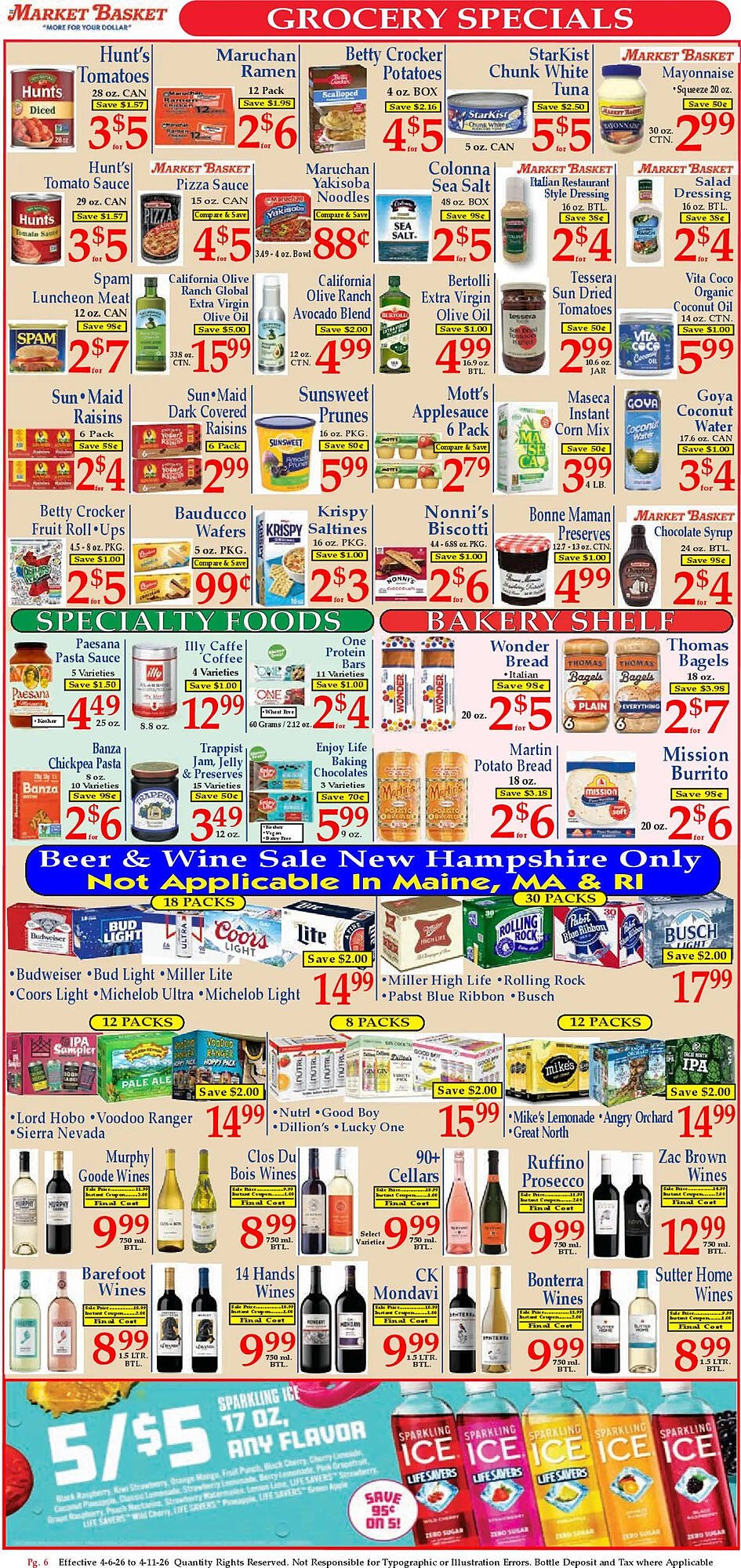 Market Basket weekly ad