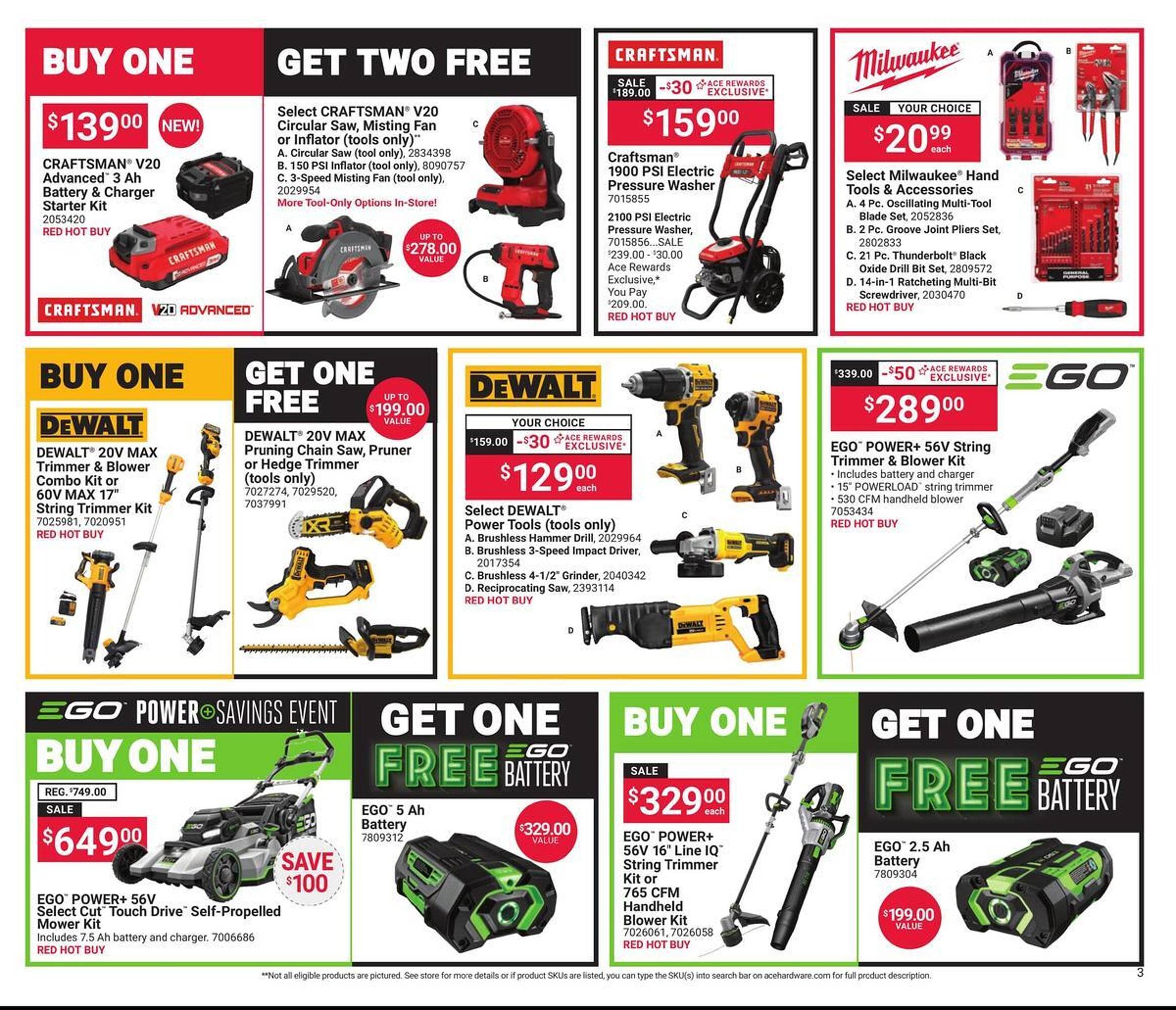 Ace Hardware flyer