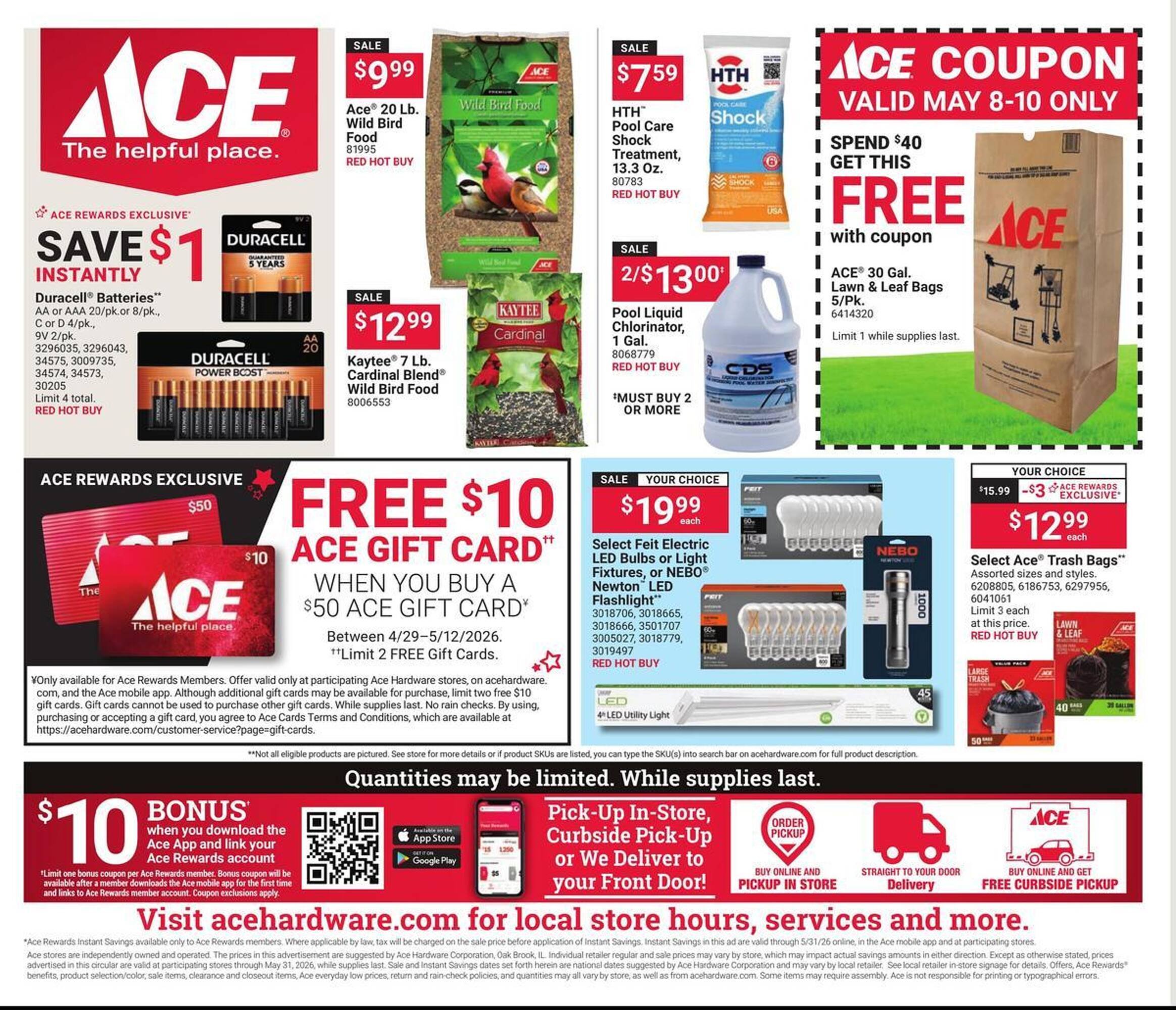 Ace Hardware flyer