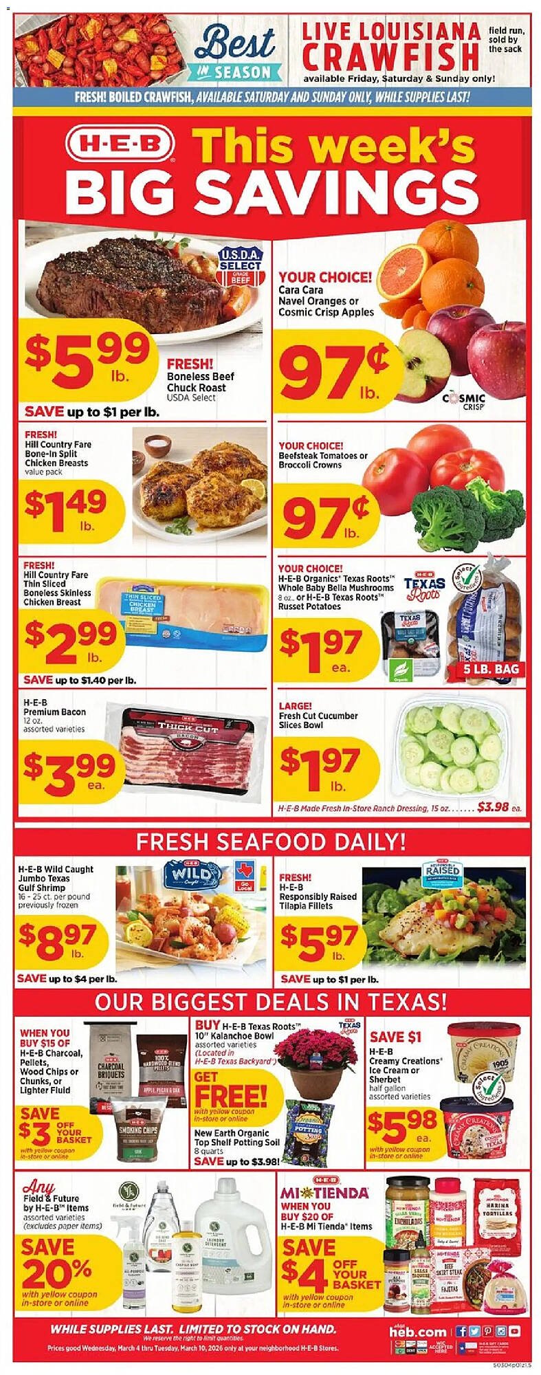 H-E-B weekly ad