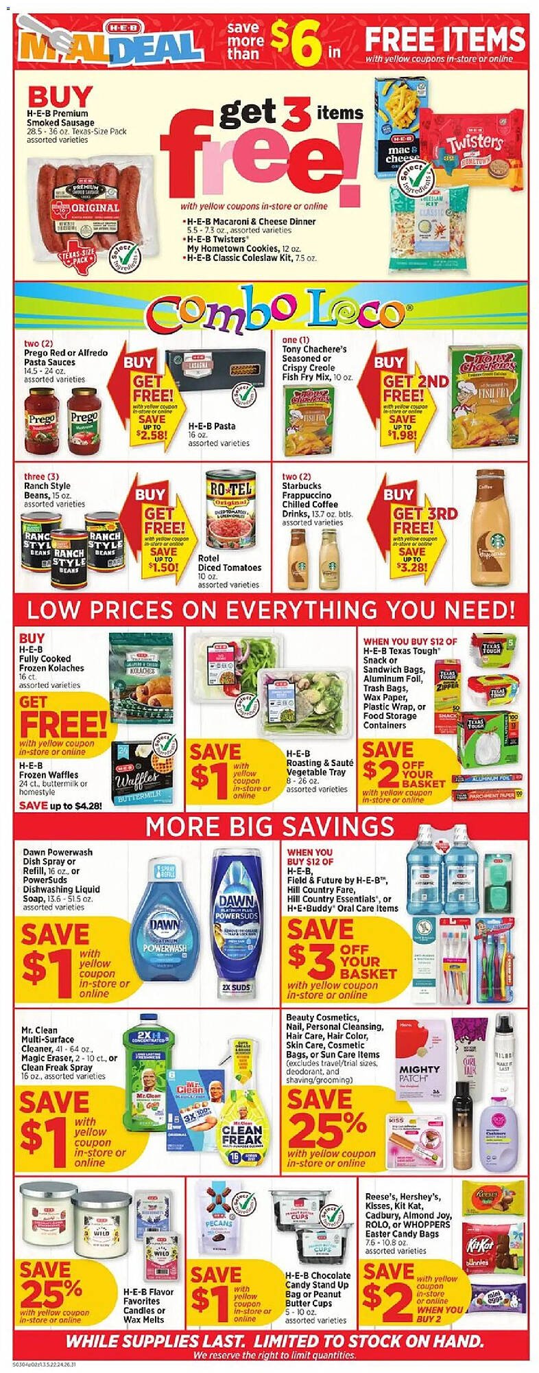 H-E-B weekly ad