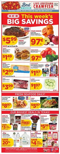 H-E-B weekly ad