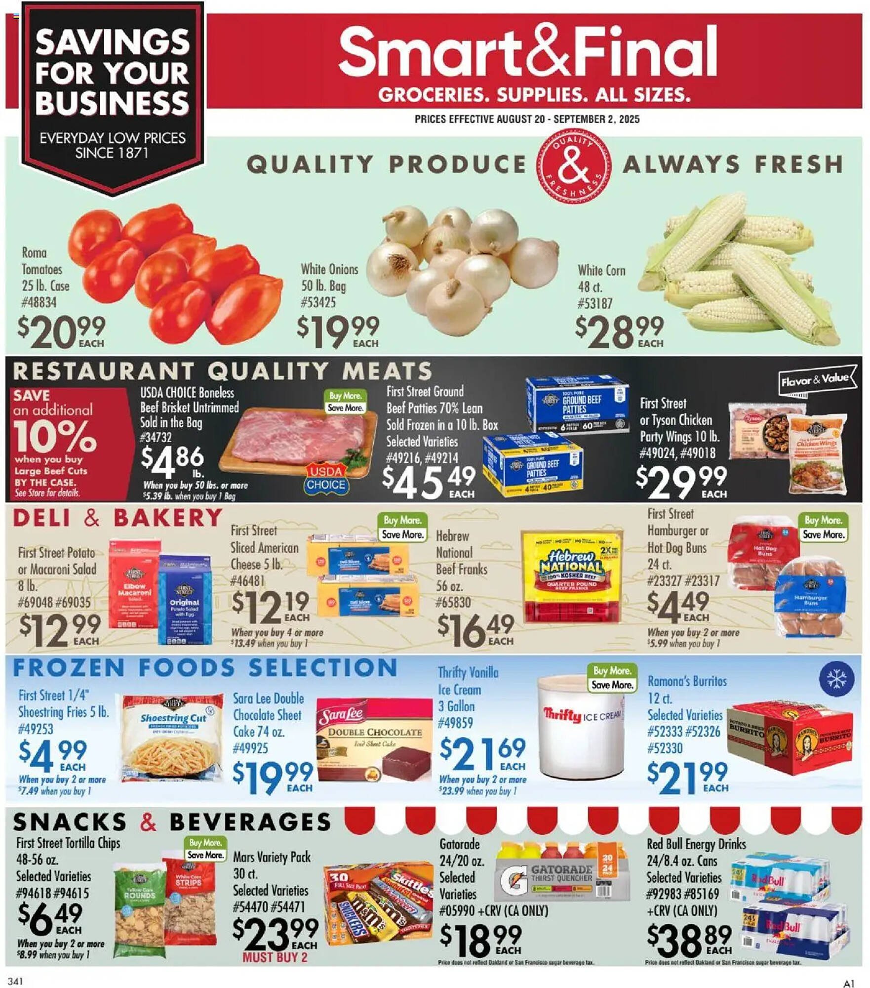 Smart &amp; Final Weekly Ad (2025-08-20 - 2025-09-02) | 1