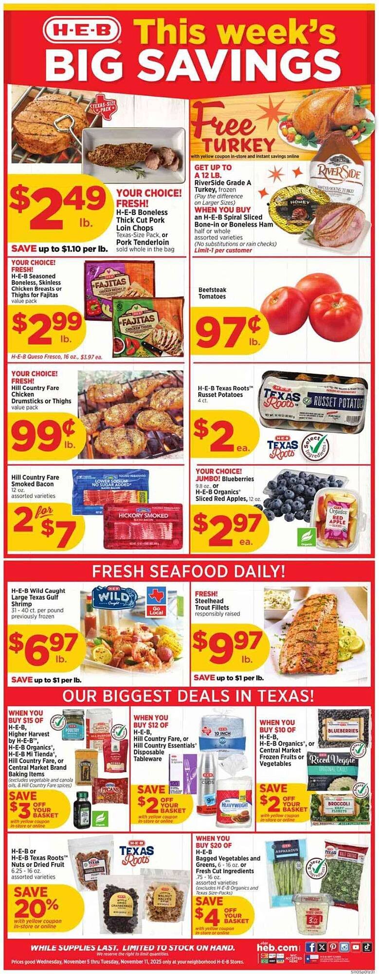 H-E-B weekly ad (2025-11-05 - 2025-11-11) | 1
