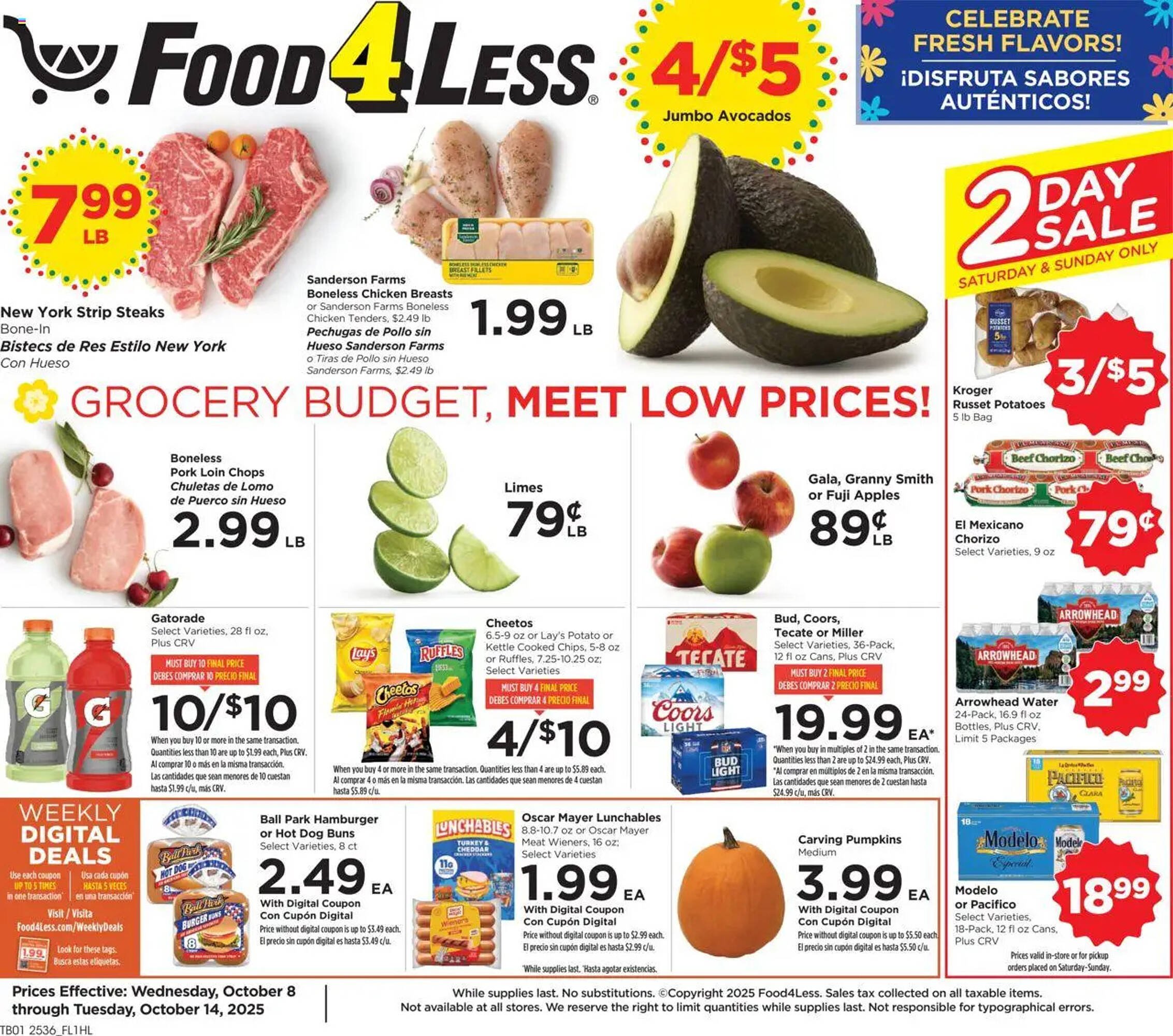 Food 4 Less weekly ad (2025-10-08 - 2025-10-15) | 1