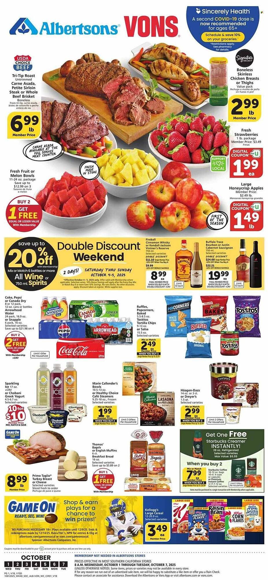 Albertsons weekly ad (2025-10-01 - 2025-10-07) | 1