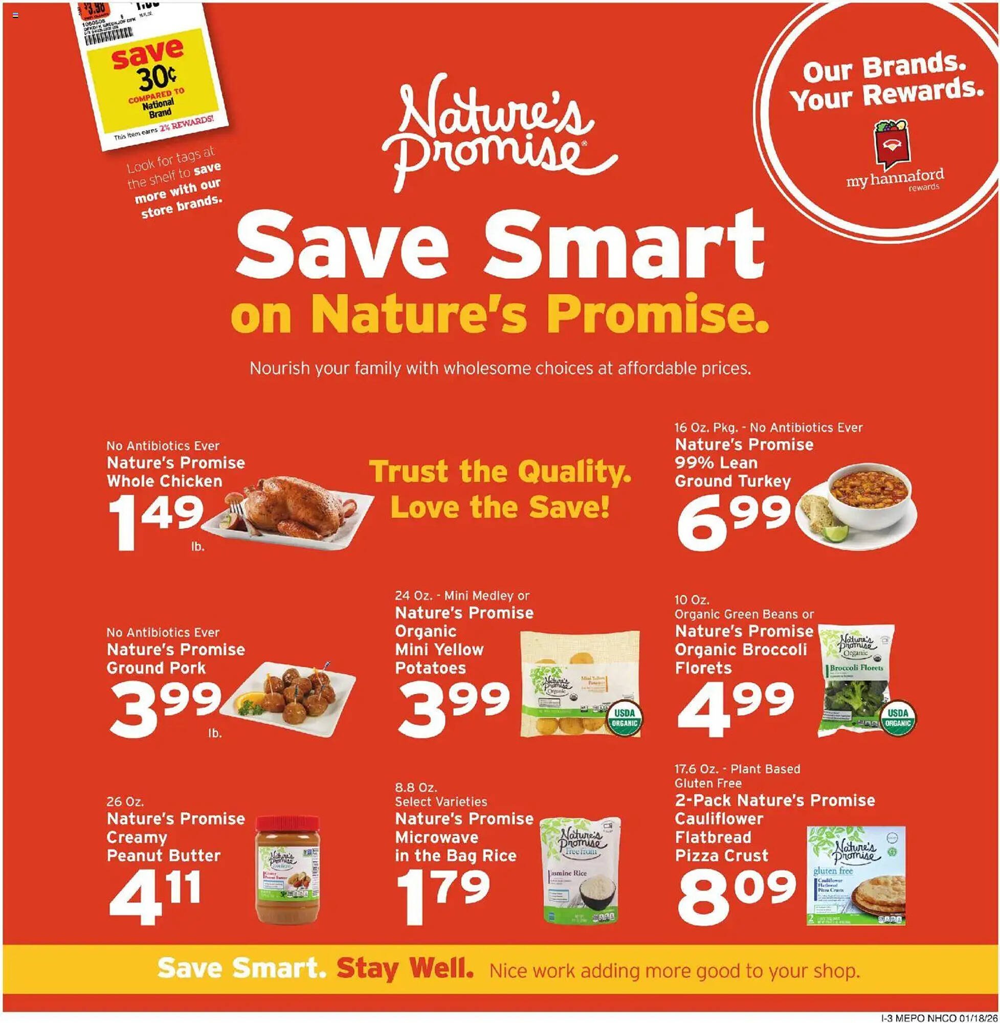 Hannaford flyer