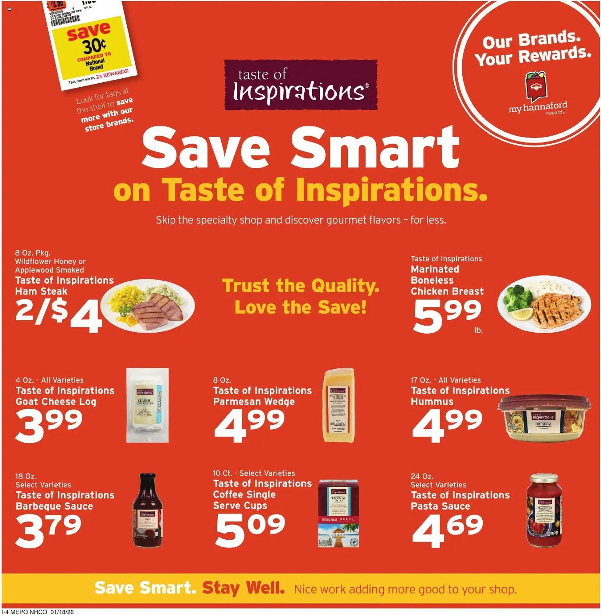 Hannaford flyer