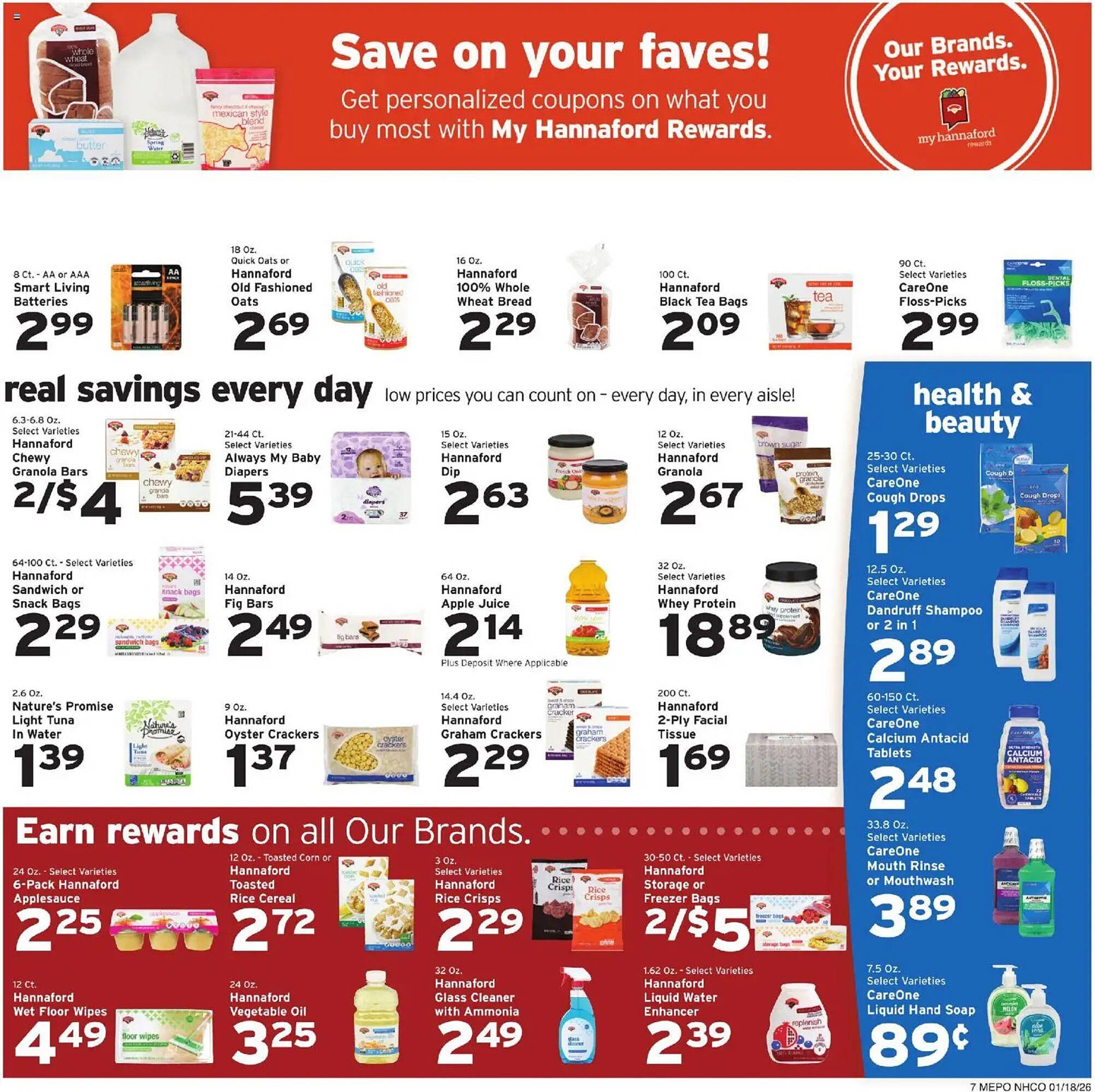 Hannaford flyer