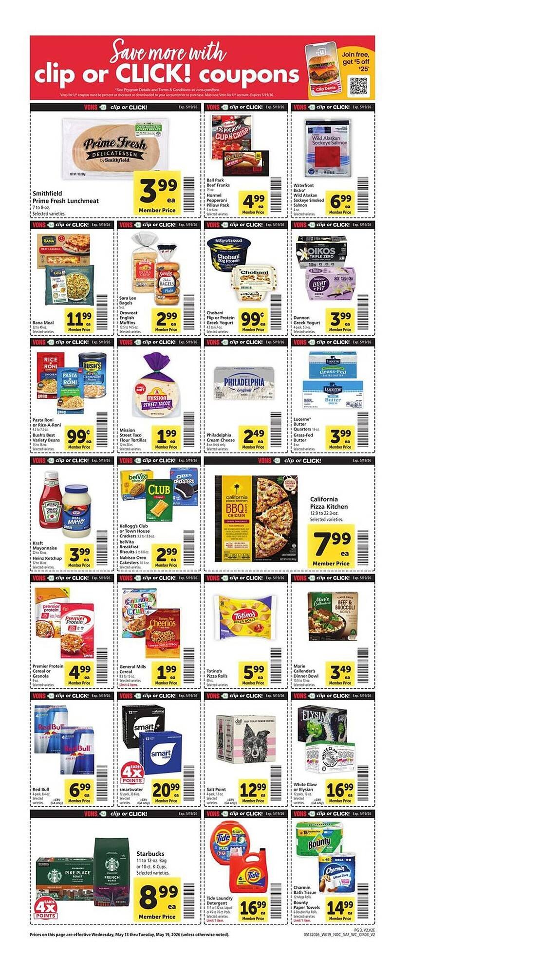 Vons weekly ad