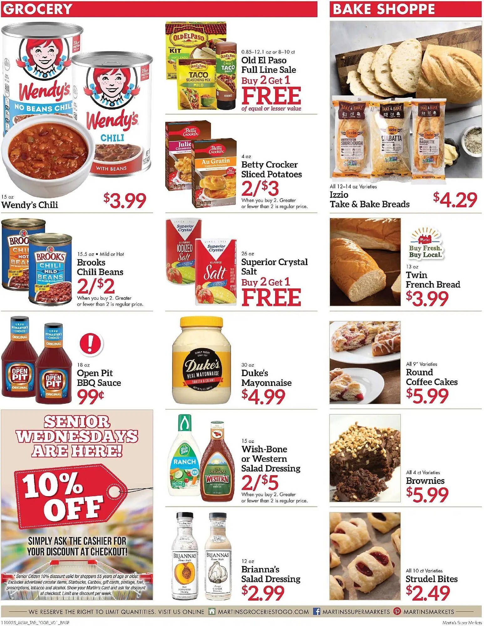 Martin&#039;s weekly ad