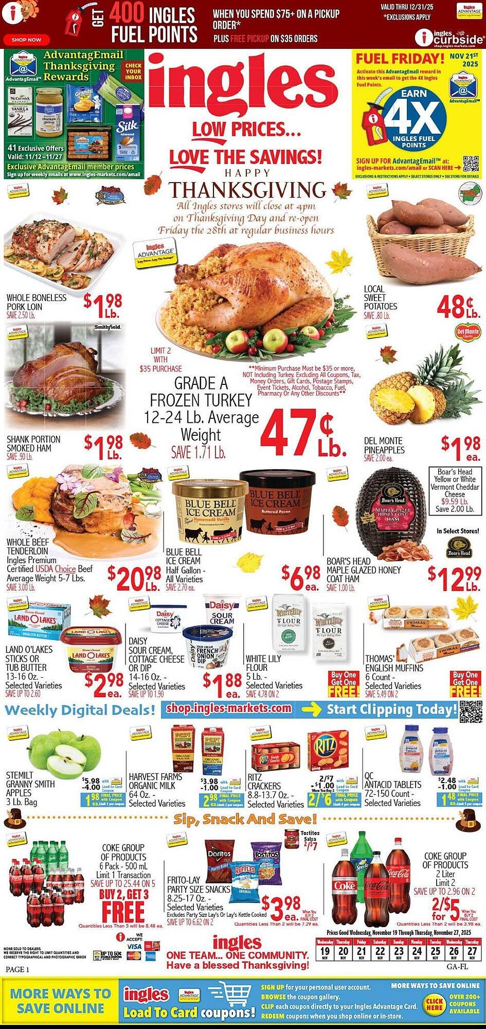 Ingles Markets weekly ad (2025-11-19 - 2025-11-27)