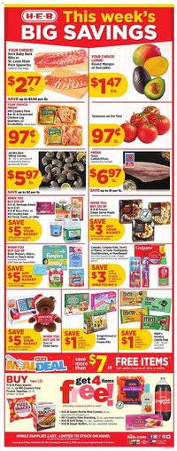 H-E-B weekly ad