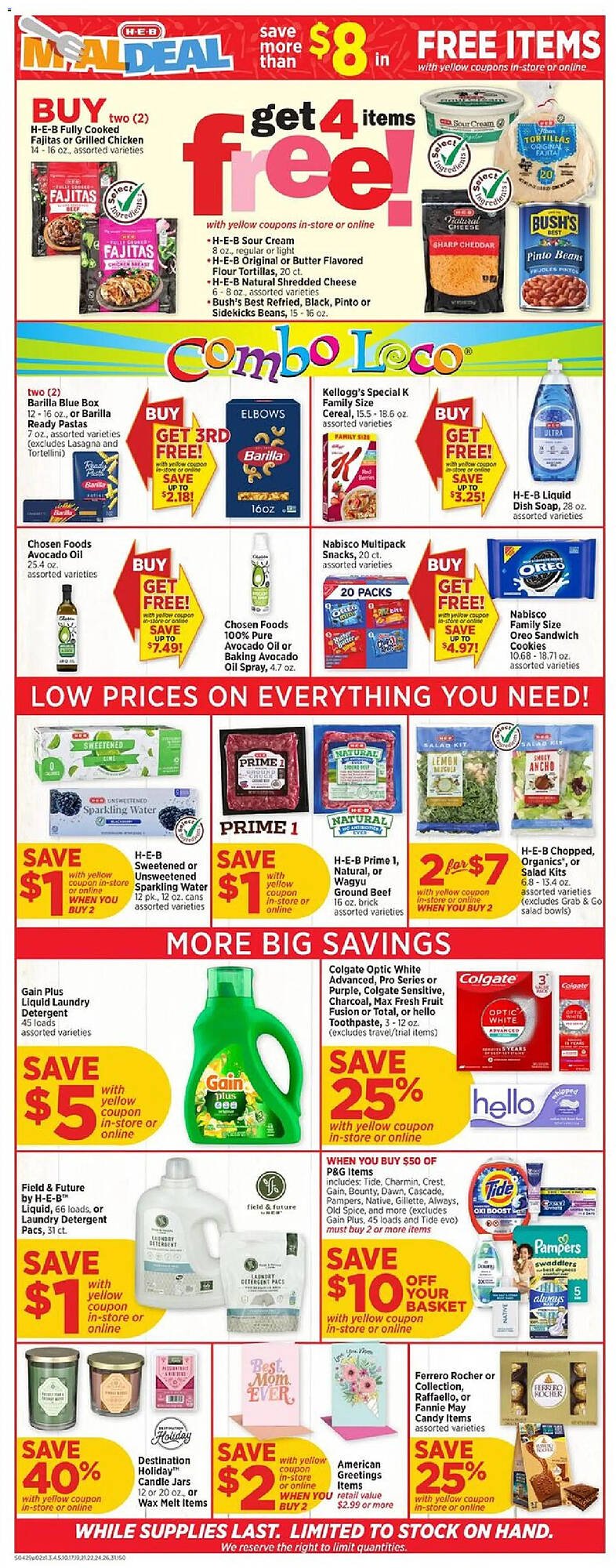 H-E-B weekly ad