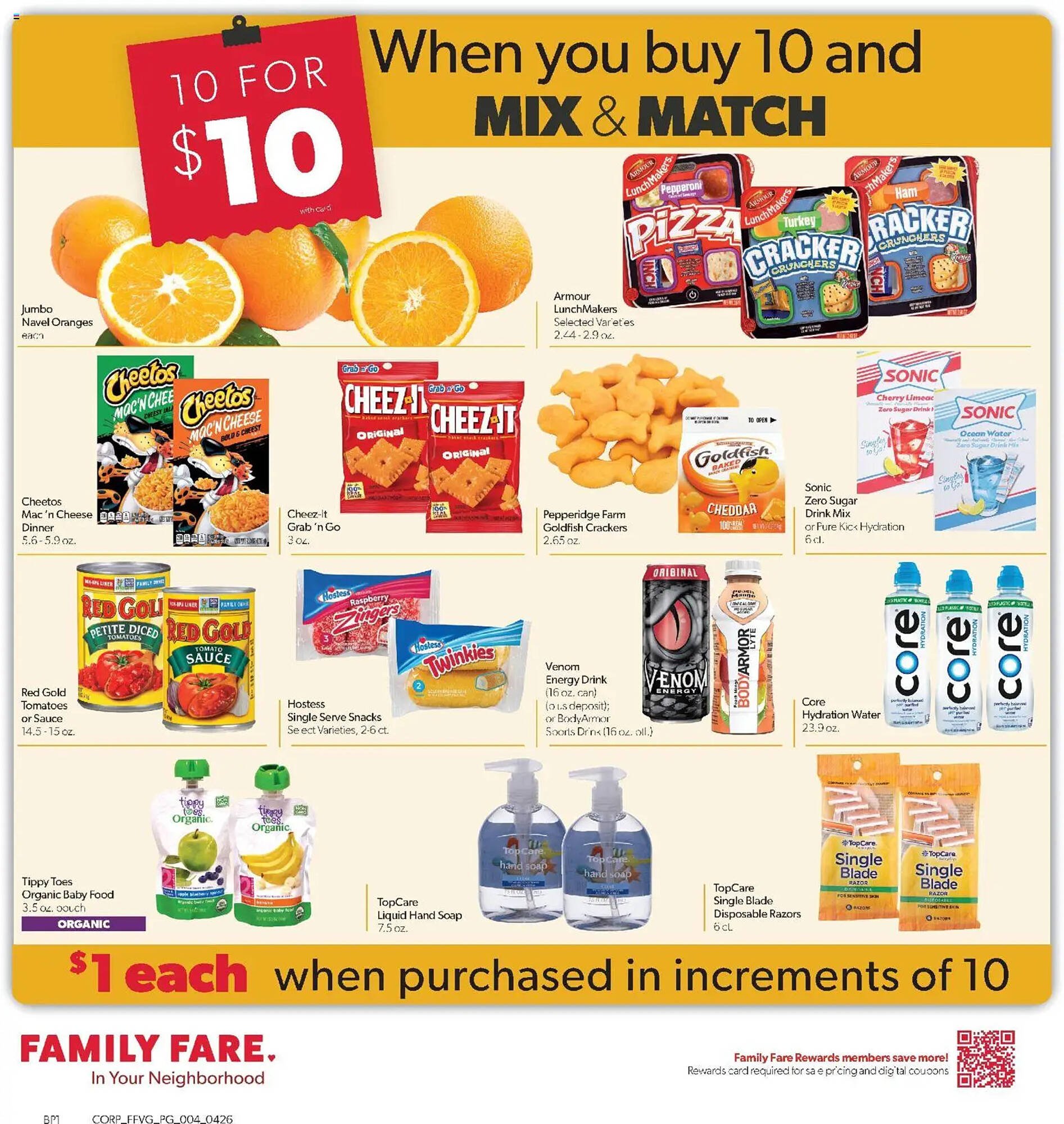 Family Fare weekly ad