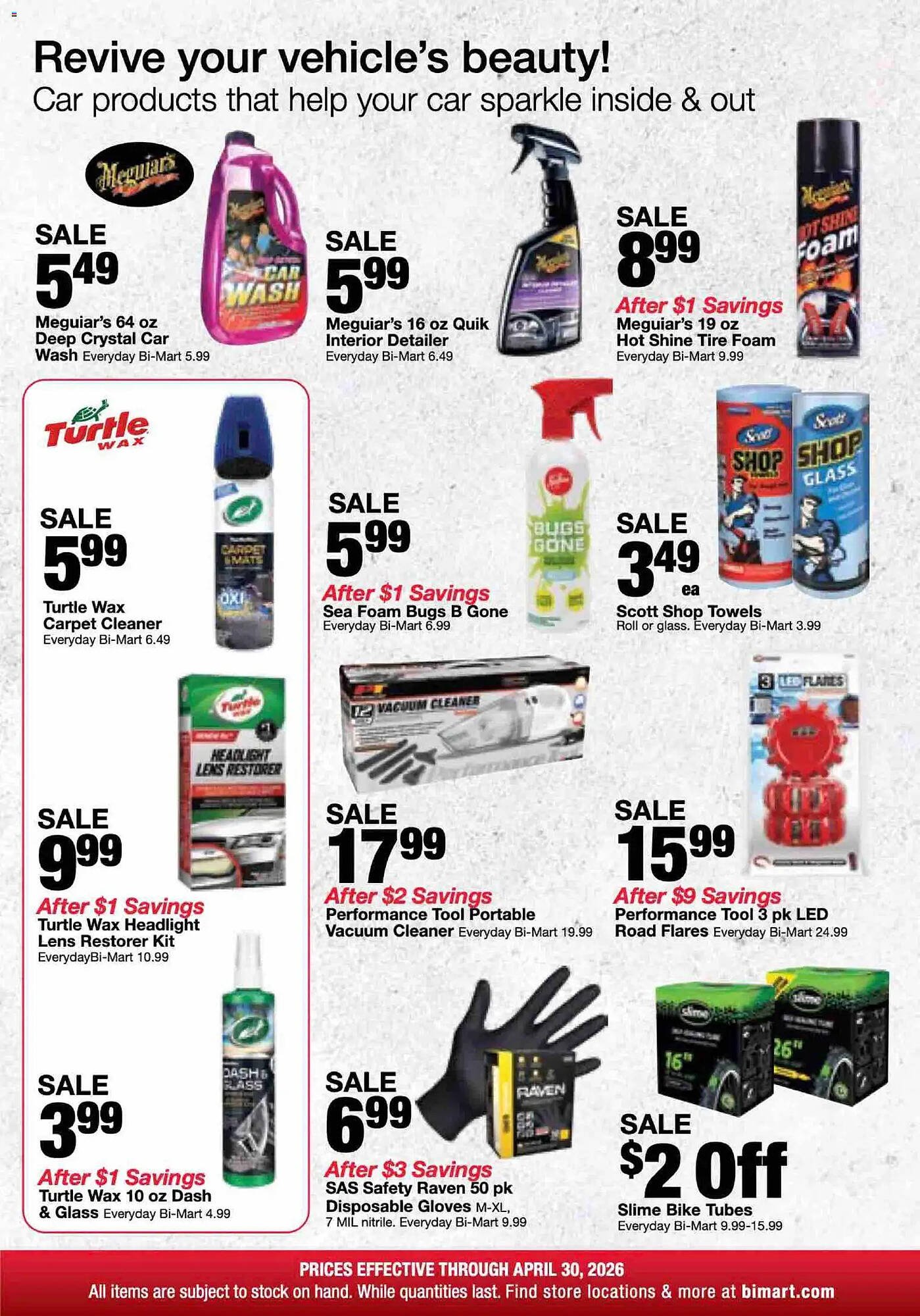 Bi-Mart weekly ad