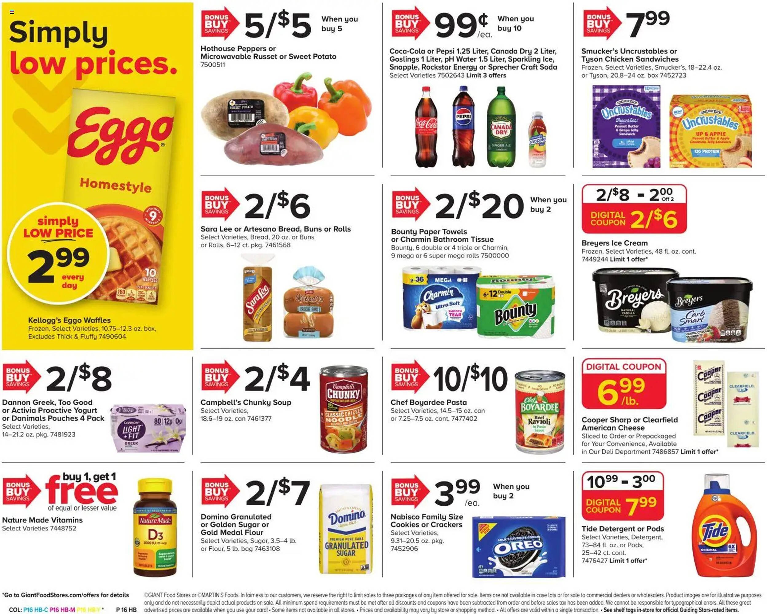 GIANT weekly ad