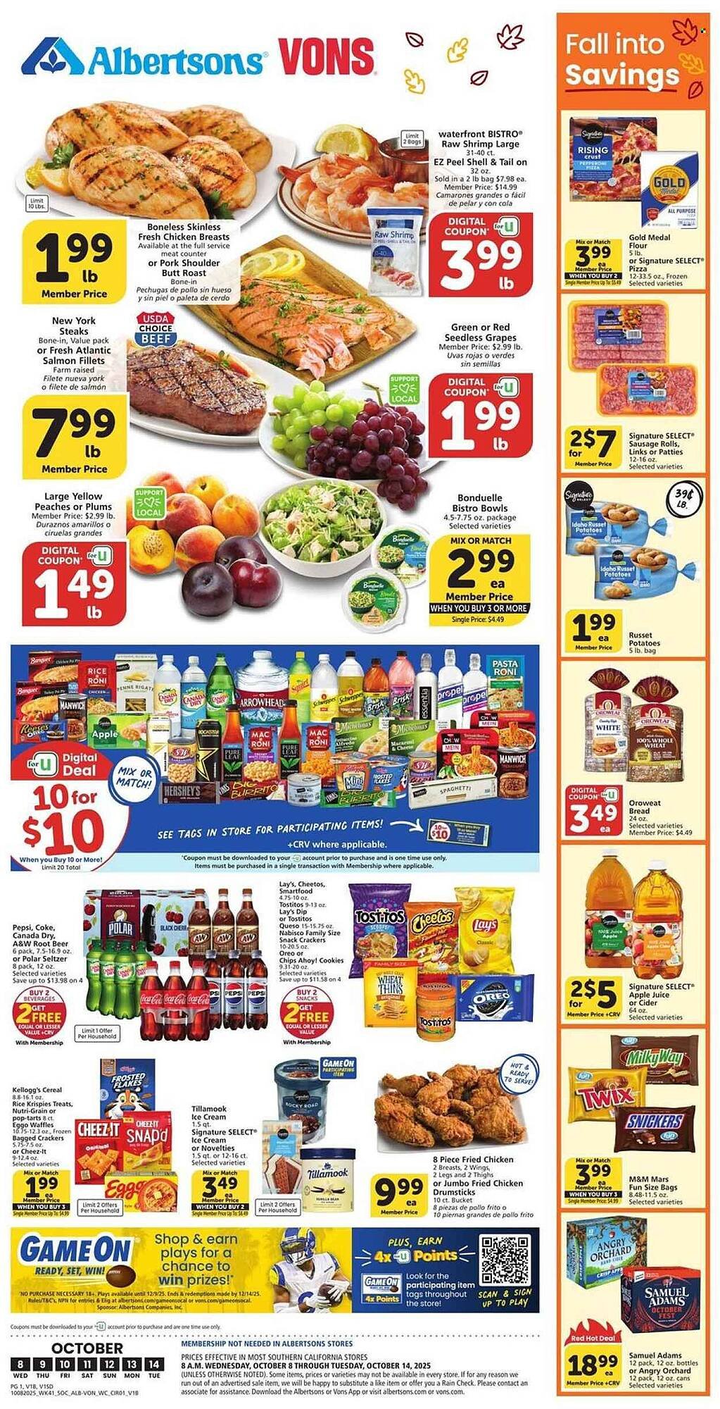 Albertsons weekly ad (2025-10-08 - 2025-10-14) | 1
