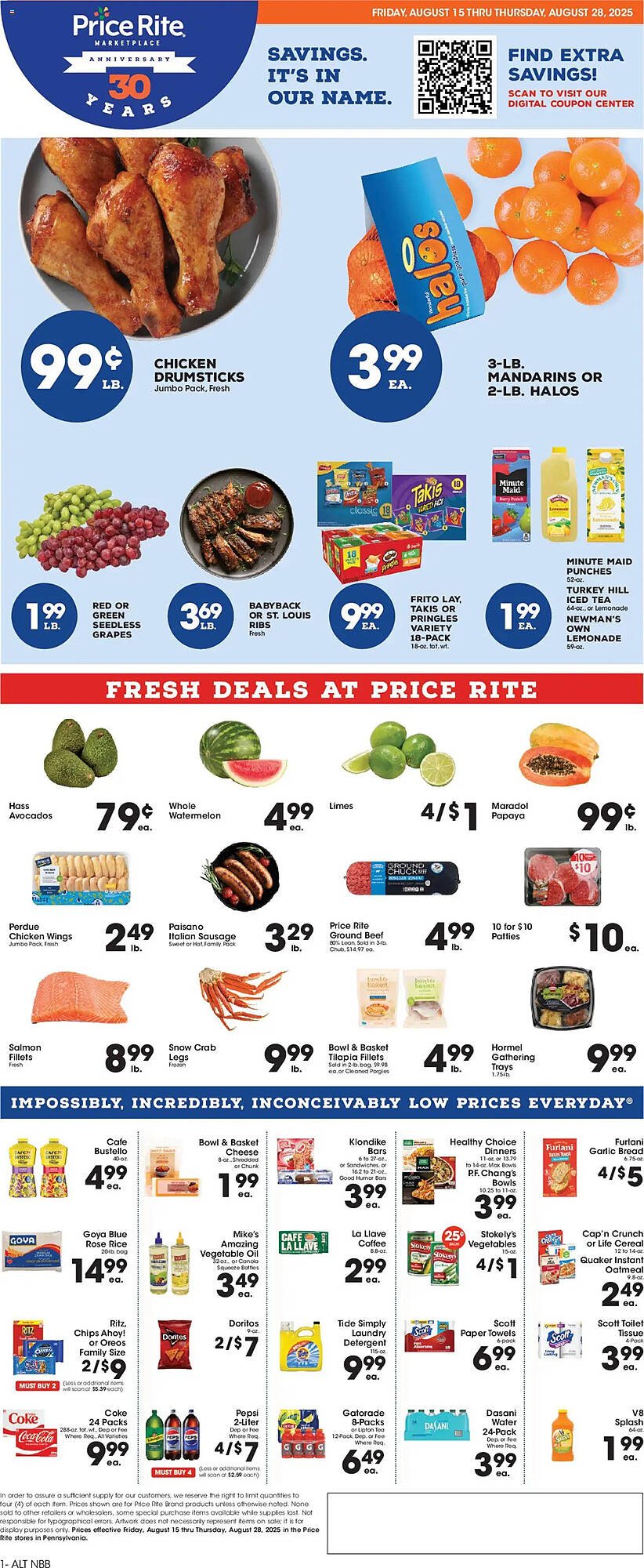 Price Rite Weekly Ad (2025-08-15 - 2025-08-29) | 1