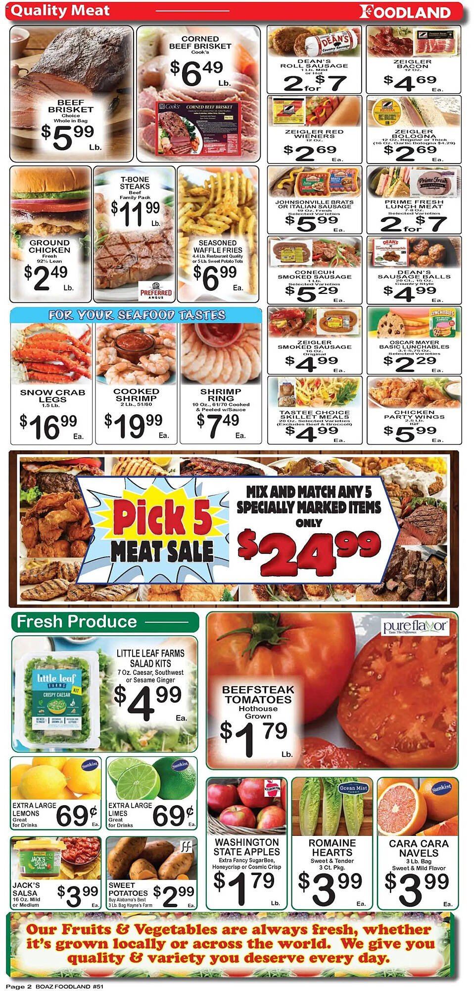 Foodland weekly ad